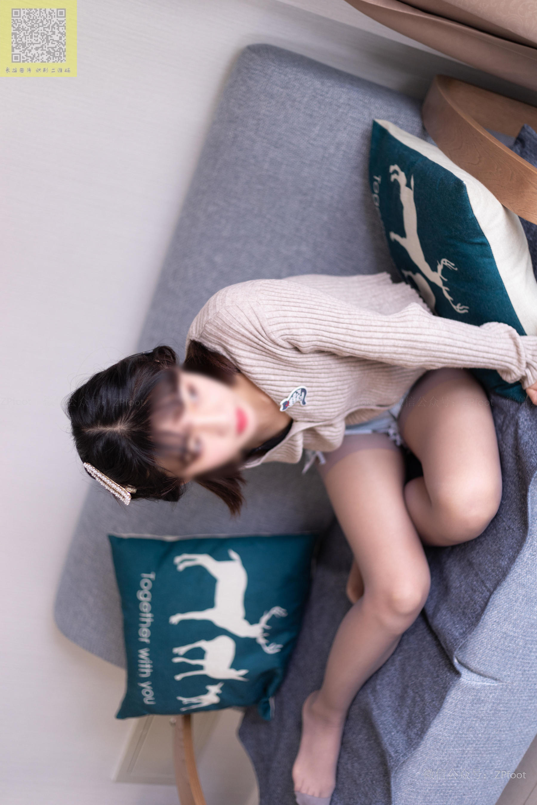 NO.091 小雪 脚尖加固灰丝-图53