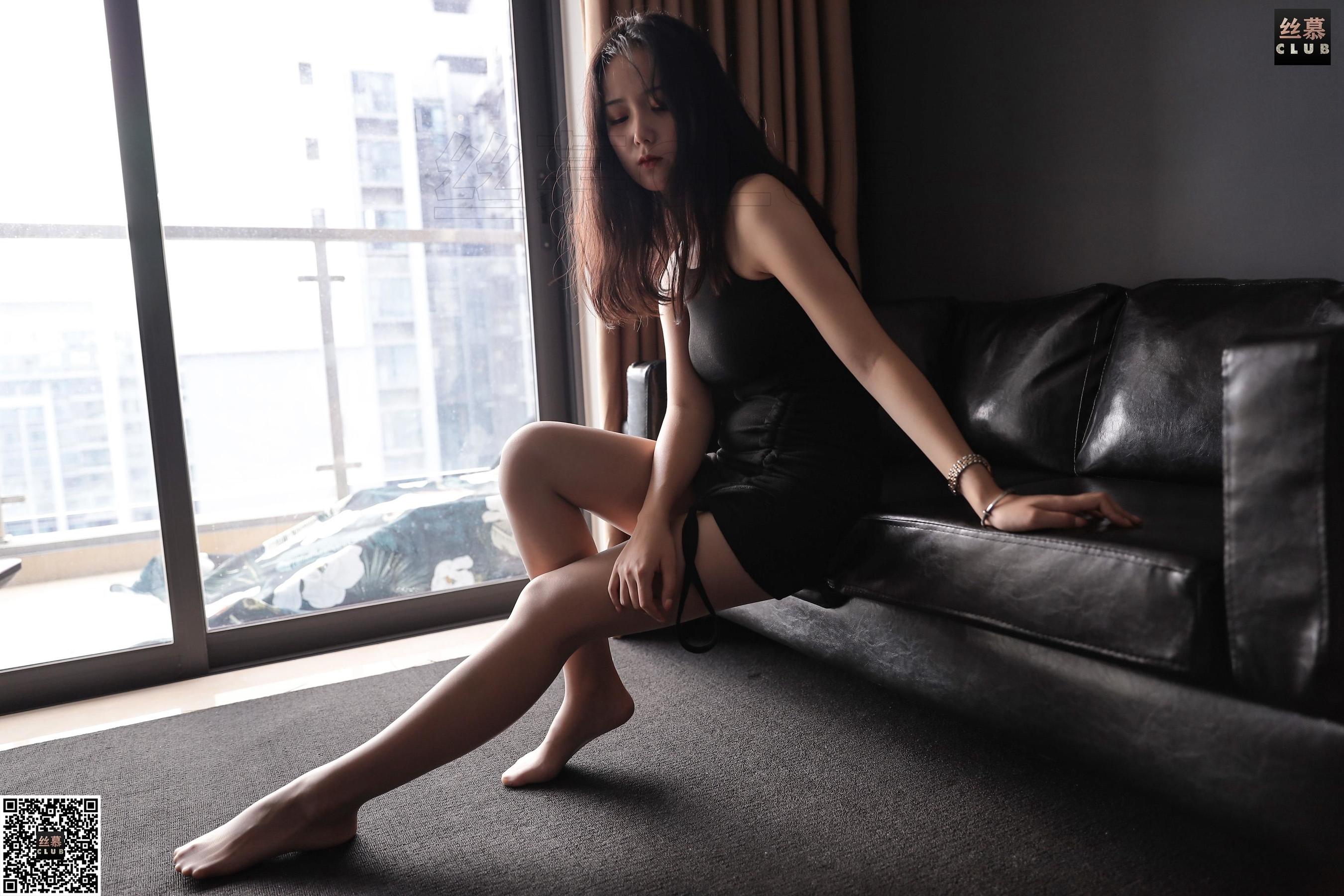 SM057 天天一元 恬恬《恬恬的吊带紧身裙》-图42