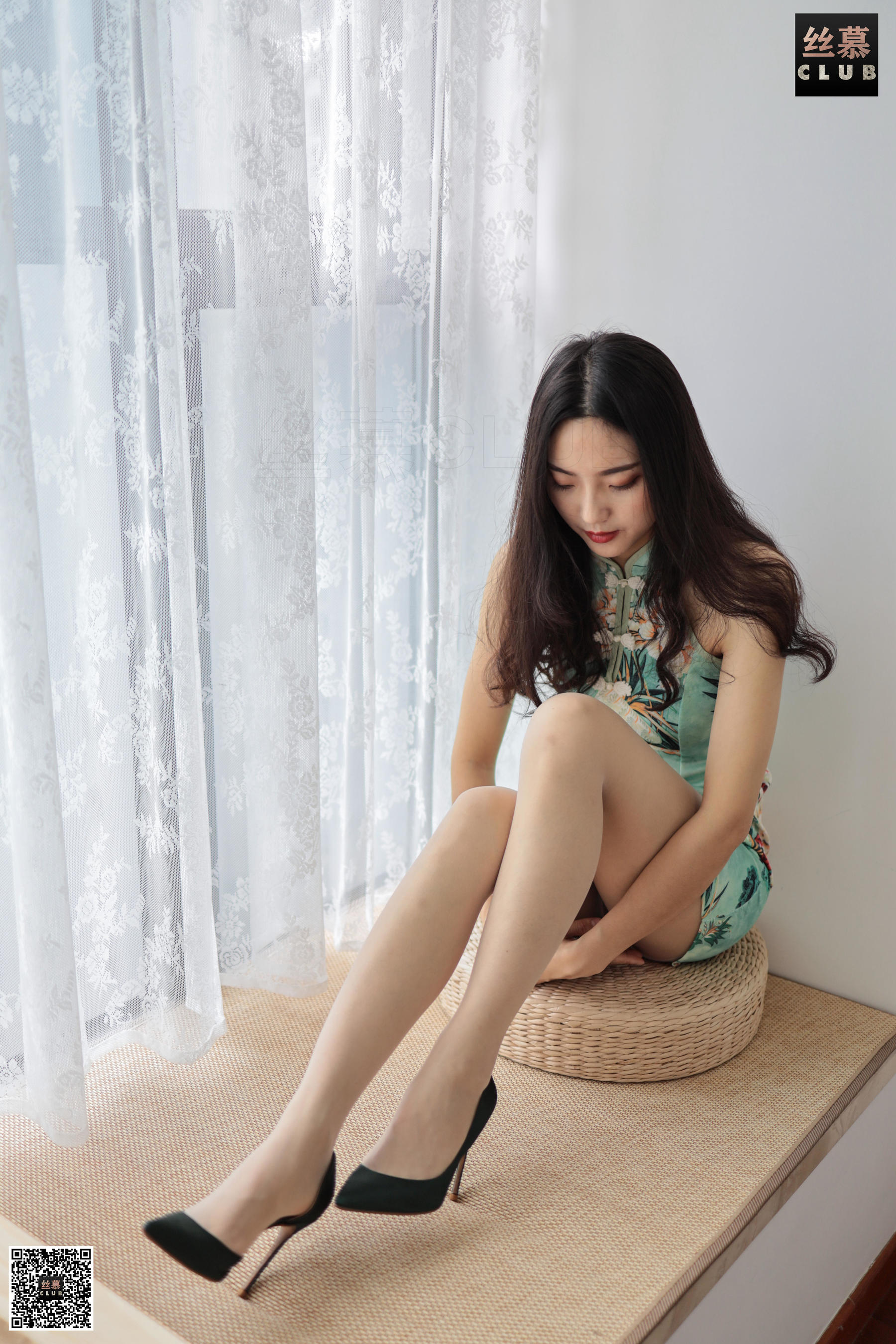 SM084 佳佳 天天一元《佳佳的青花色旗袍》-图30