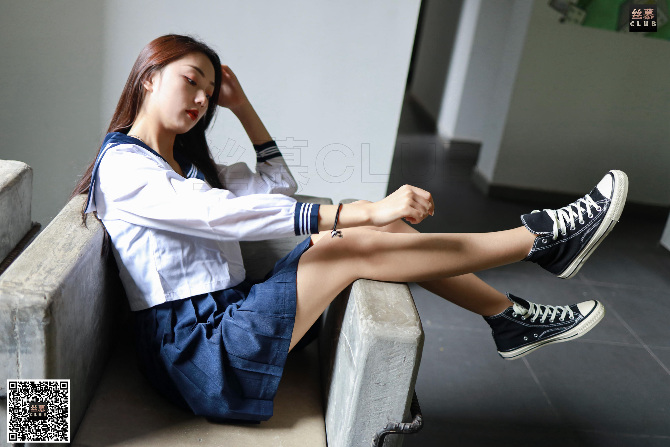 SM088 诗晴 天天一元《诗晴JK制服》-图31