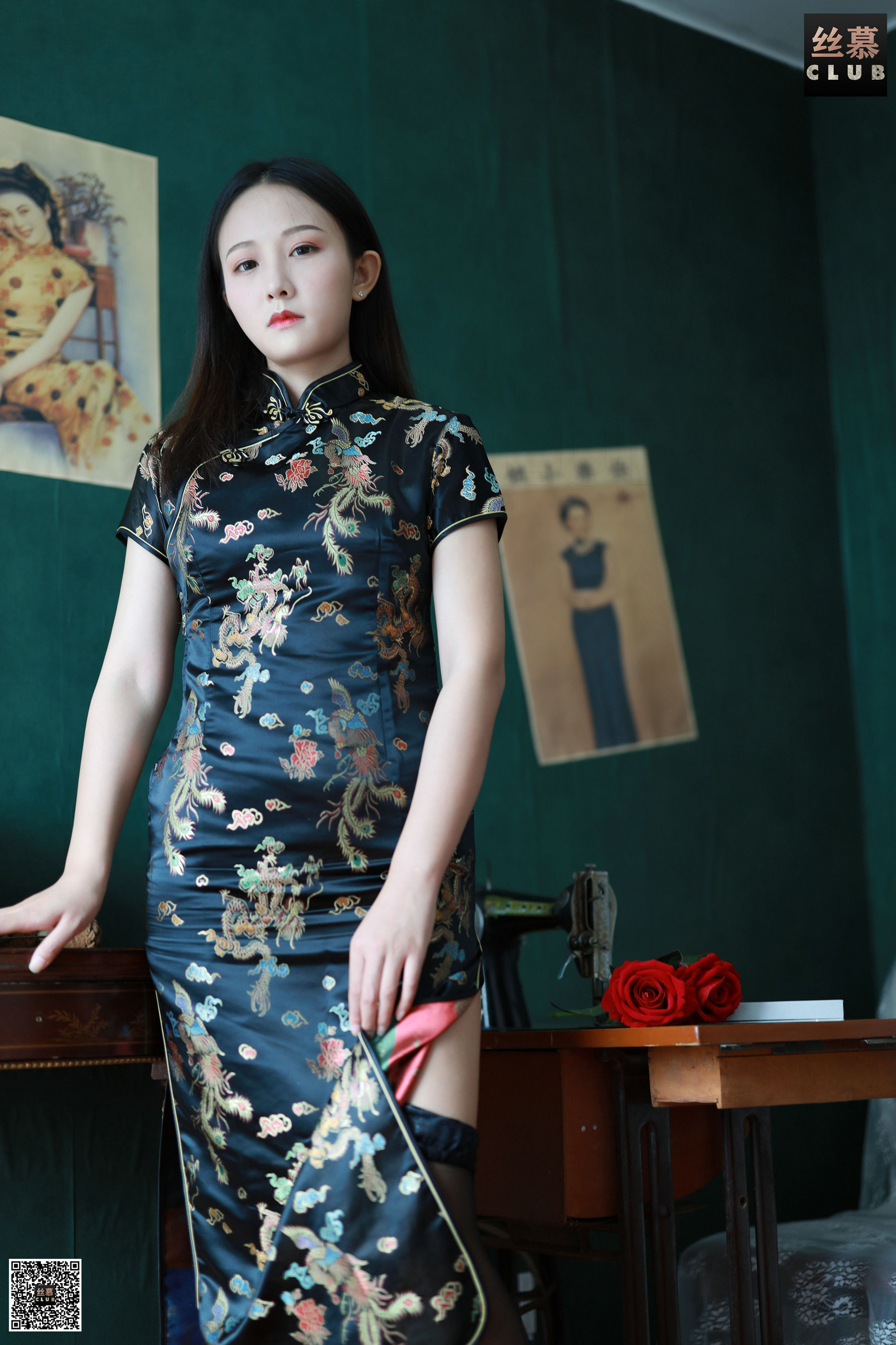 SM098 张小姐 天天一元《旗袍秀》-图14