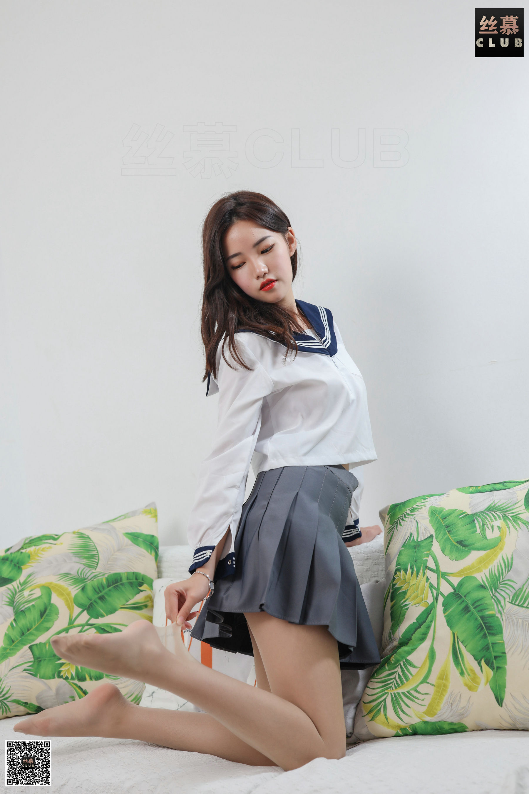 SM120 天天一元 文欣 JK制服心跳-图0