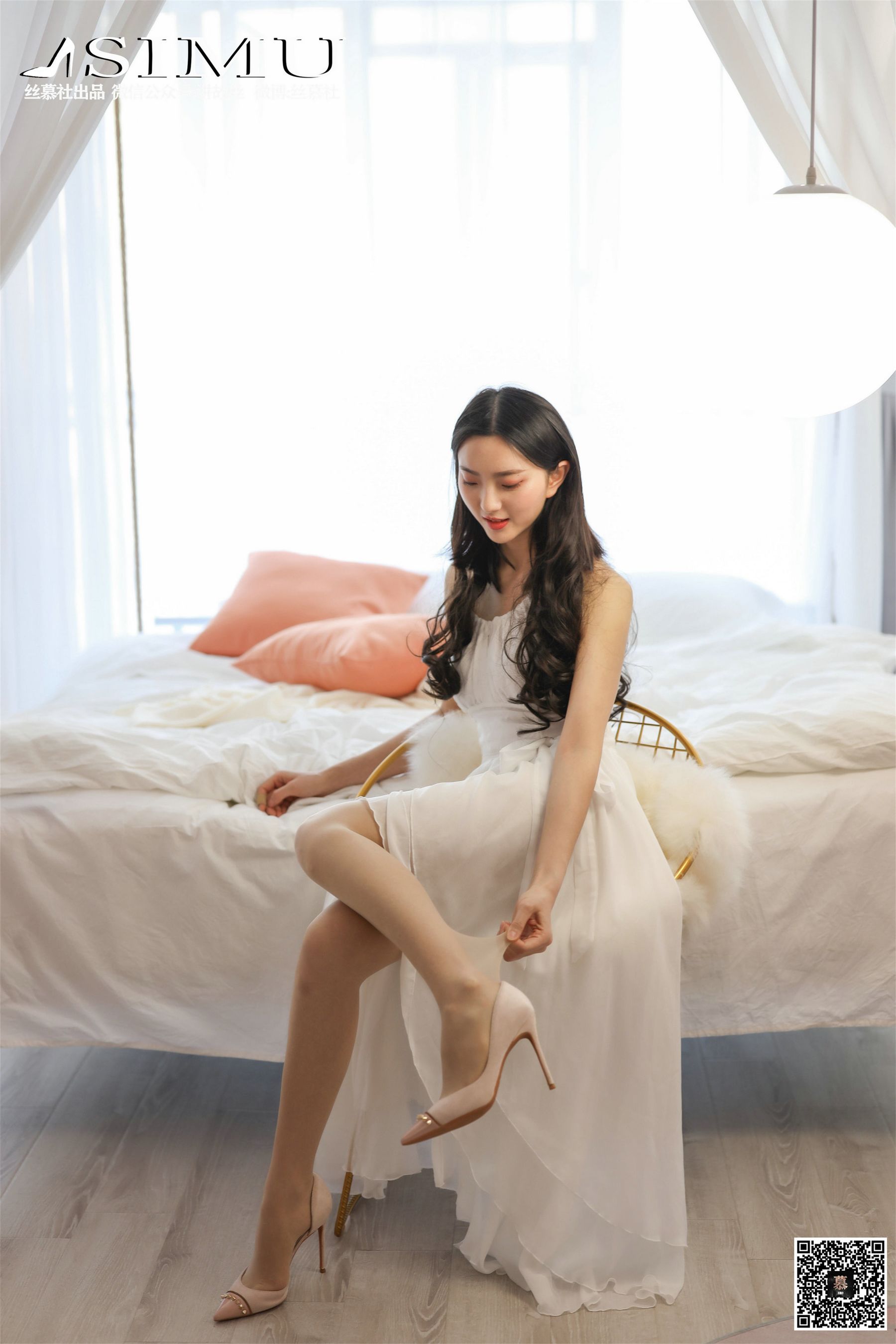 SM235 天天一元 佳佳《明月吻白纱》-图39