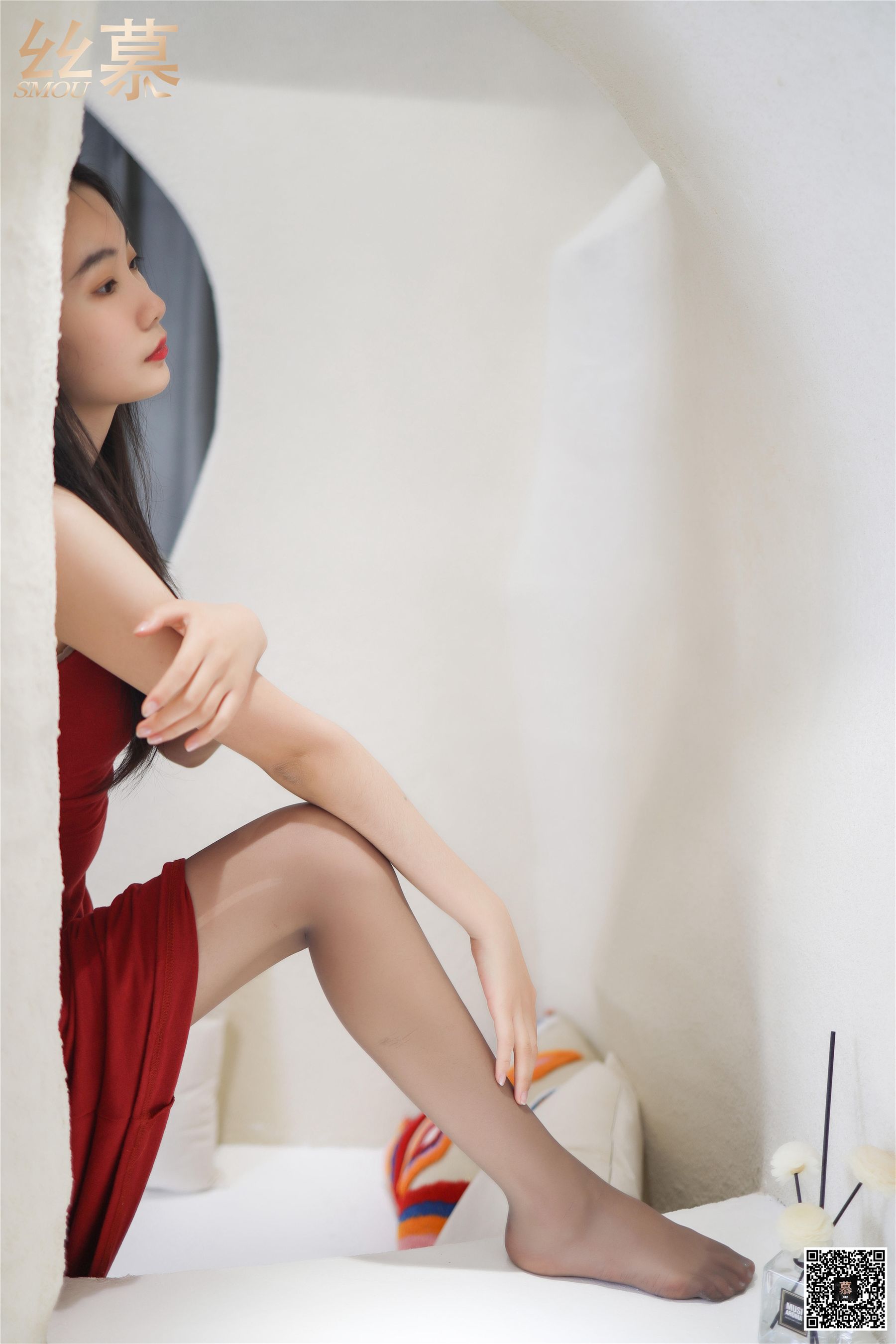SM261 天天一元 可儿《高贵的红裙惹人温柔》-图1