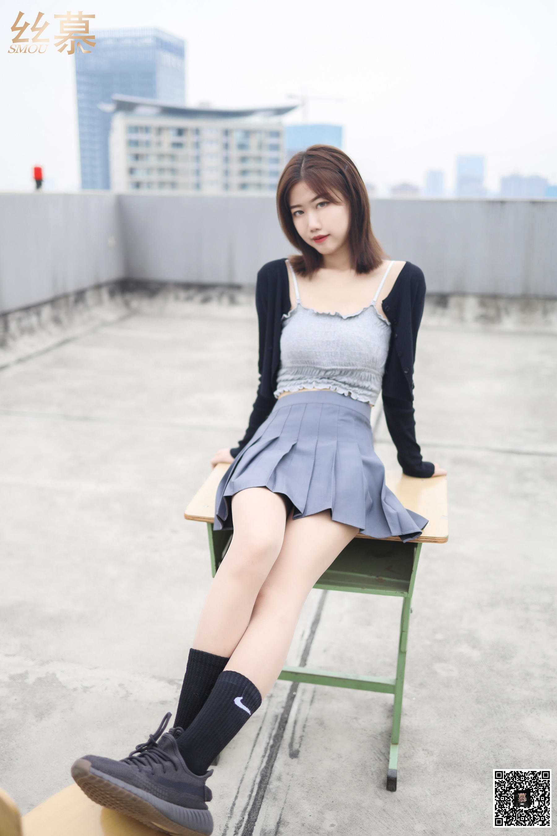 SM288 天天一元 米朵《天台玩丝两姐妹》-图44