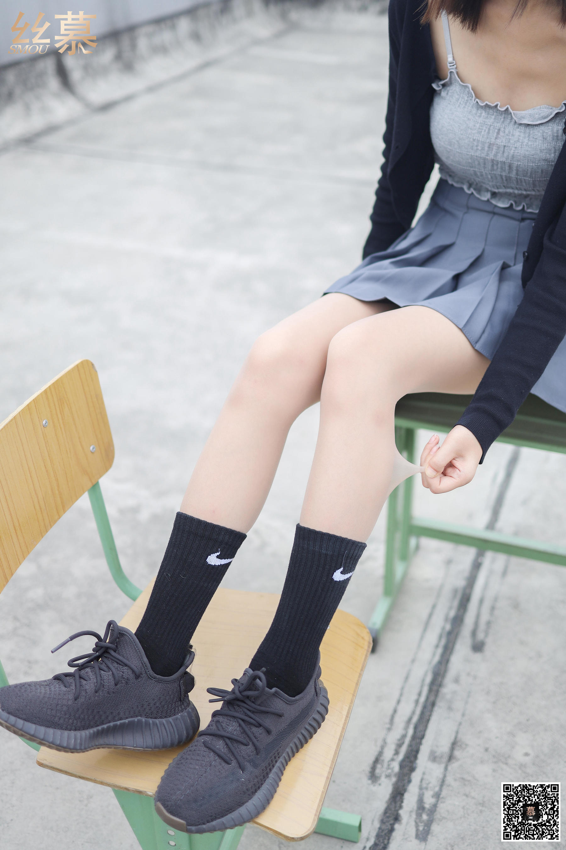 SM288 天天一元 米朵《天台玩丝两姐妹》-图75