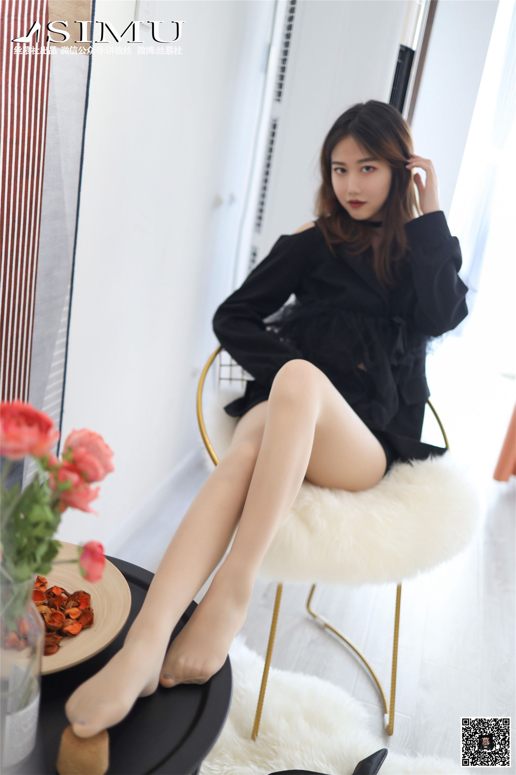 特写集TX018 米朵 《经典的肉丝》-图30