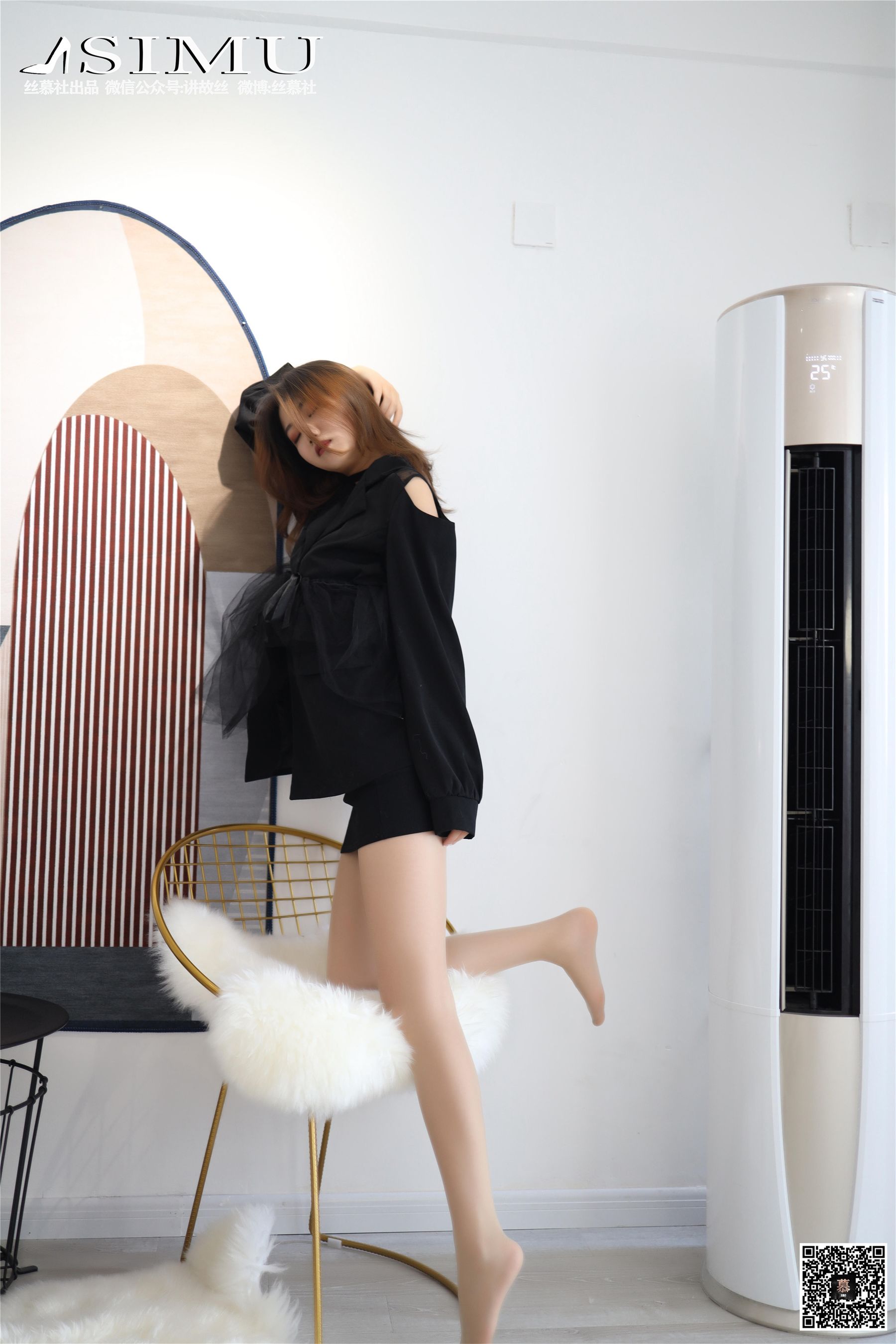 特写集TX018 米朵 《经典的肉丝》-图41