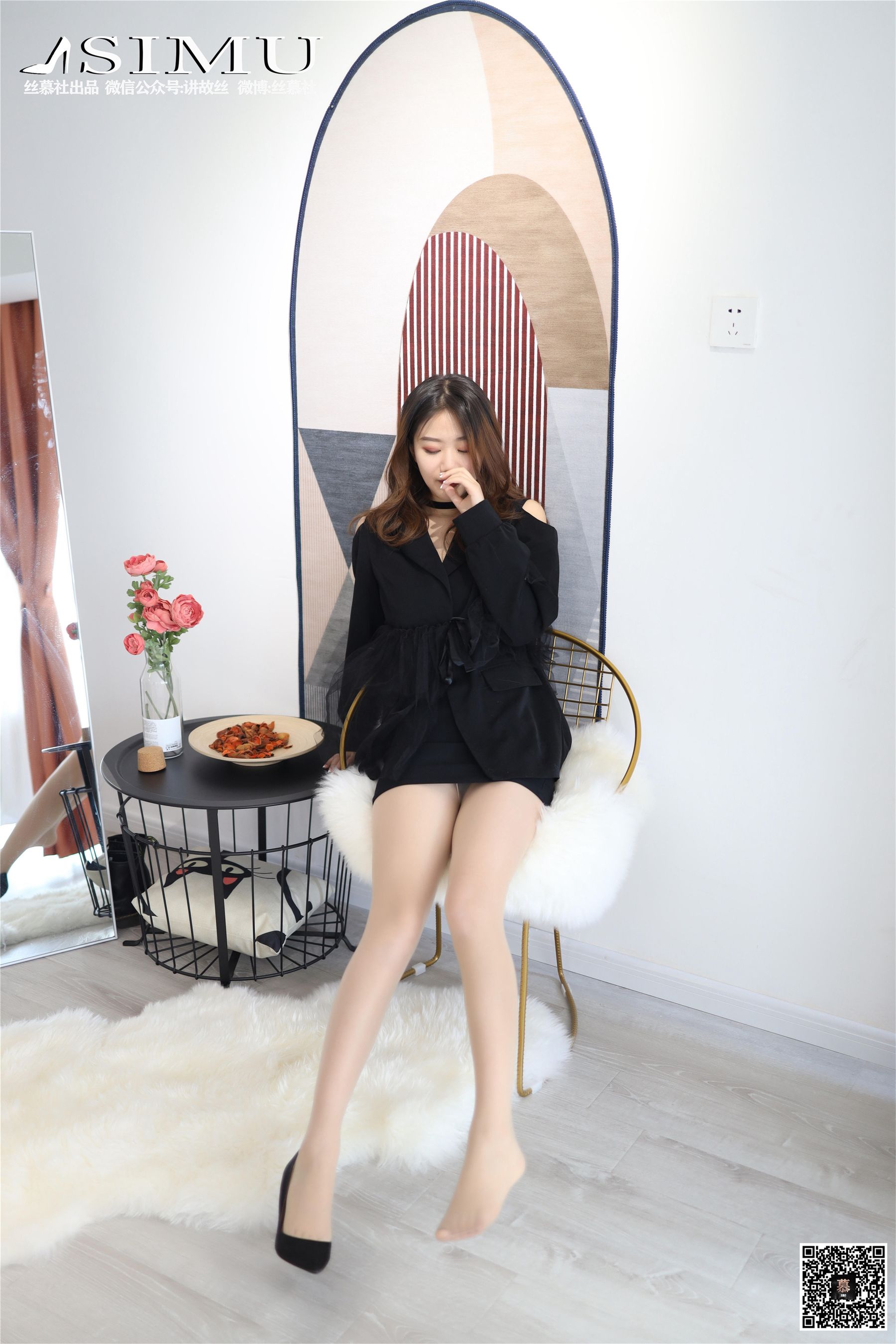 特写集TX018 米朵 《经典的肉丝》-图45