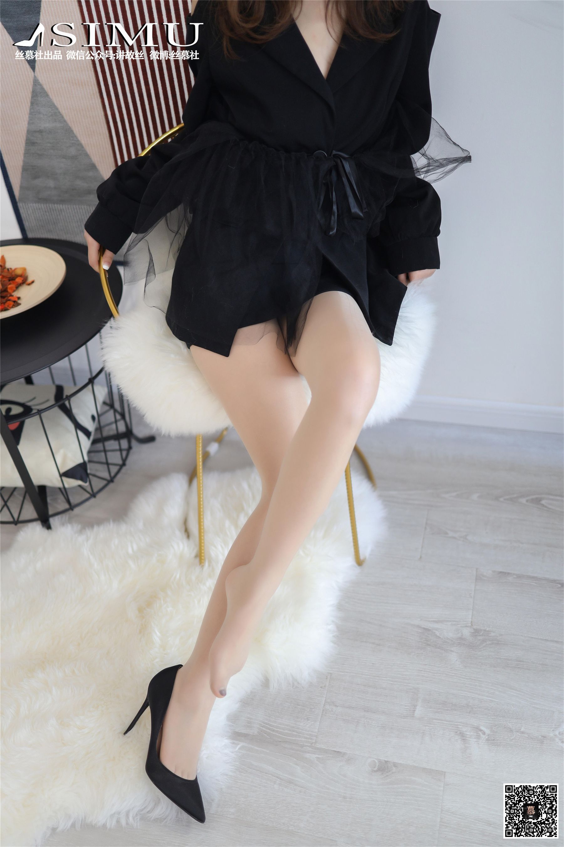 特写集TX018 米朵 《经典的肉丝》-图47
