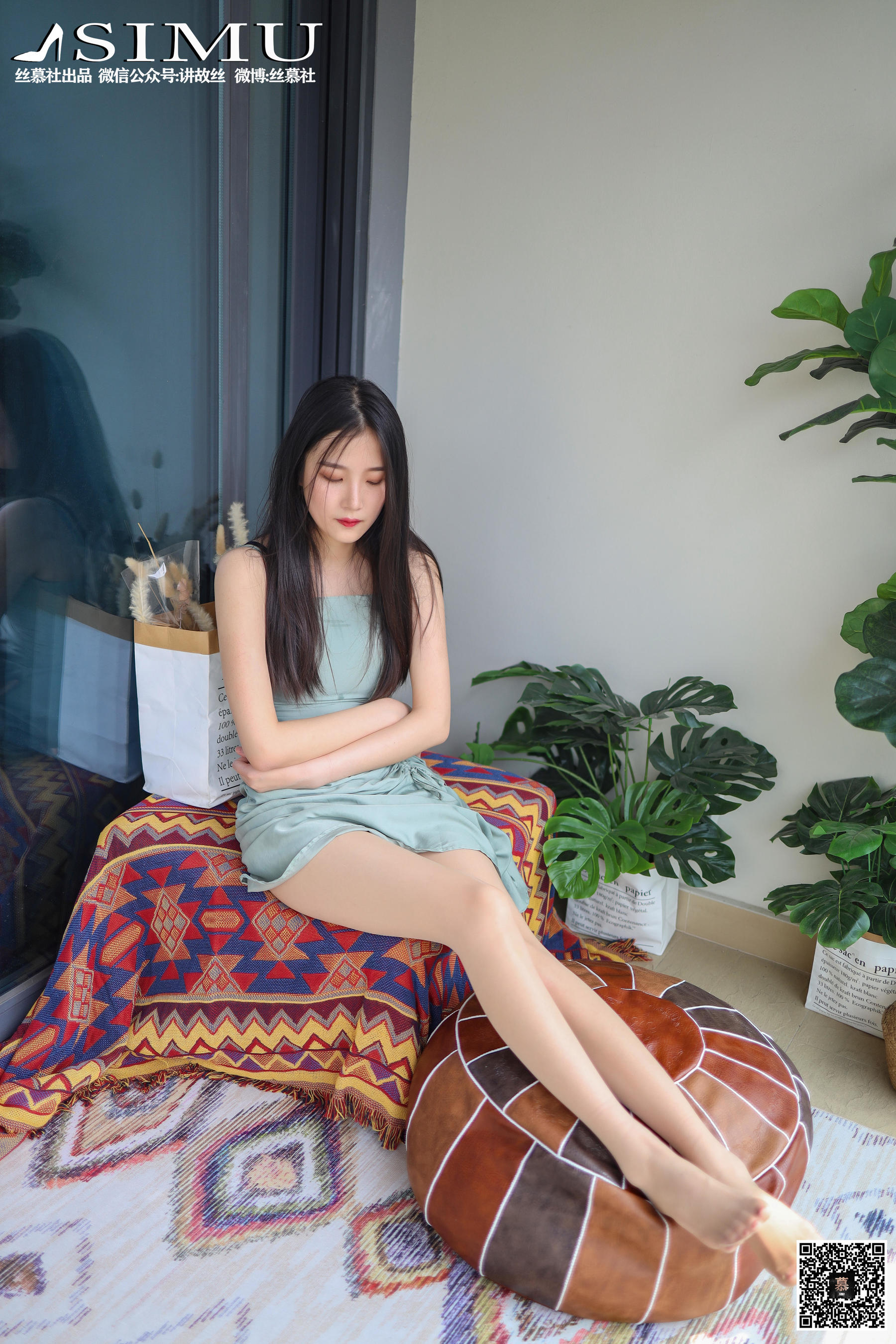 特写集TX024 熙熙 《阳台玩丝的熙熙》-图16