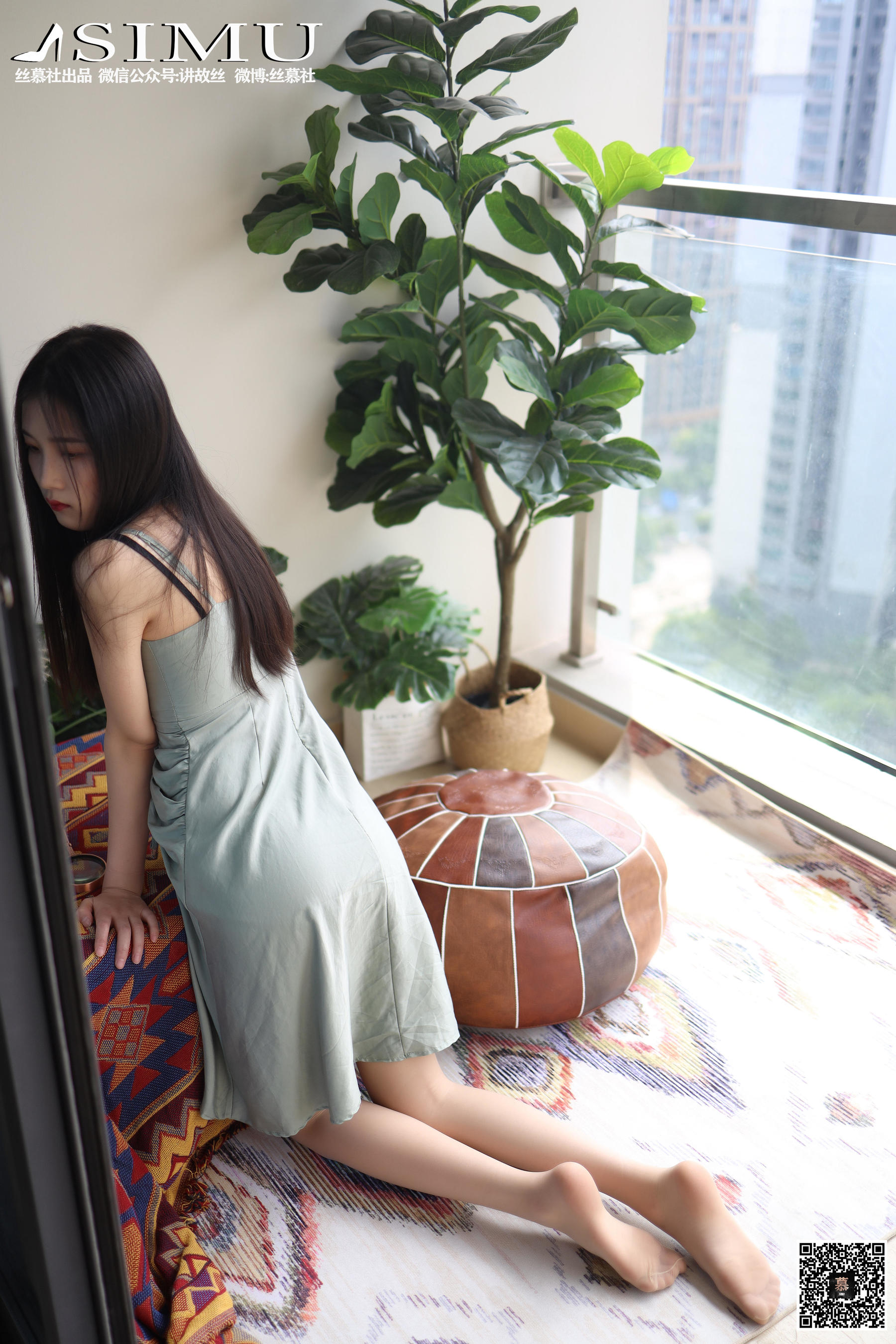 特写集TX024 熙熙 《阳台玩丝的熙熙》-图20