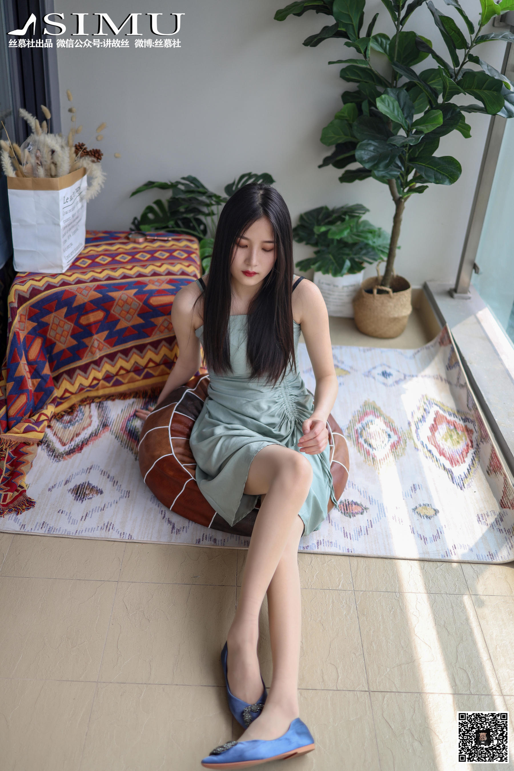 特写集TX024 熙熙 《阳台玩丝的熙熙》-图55