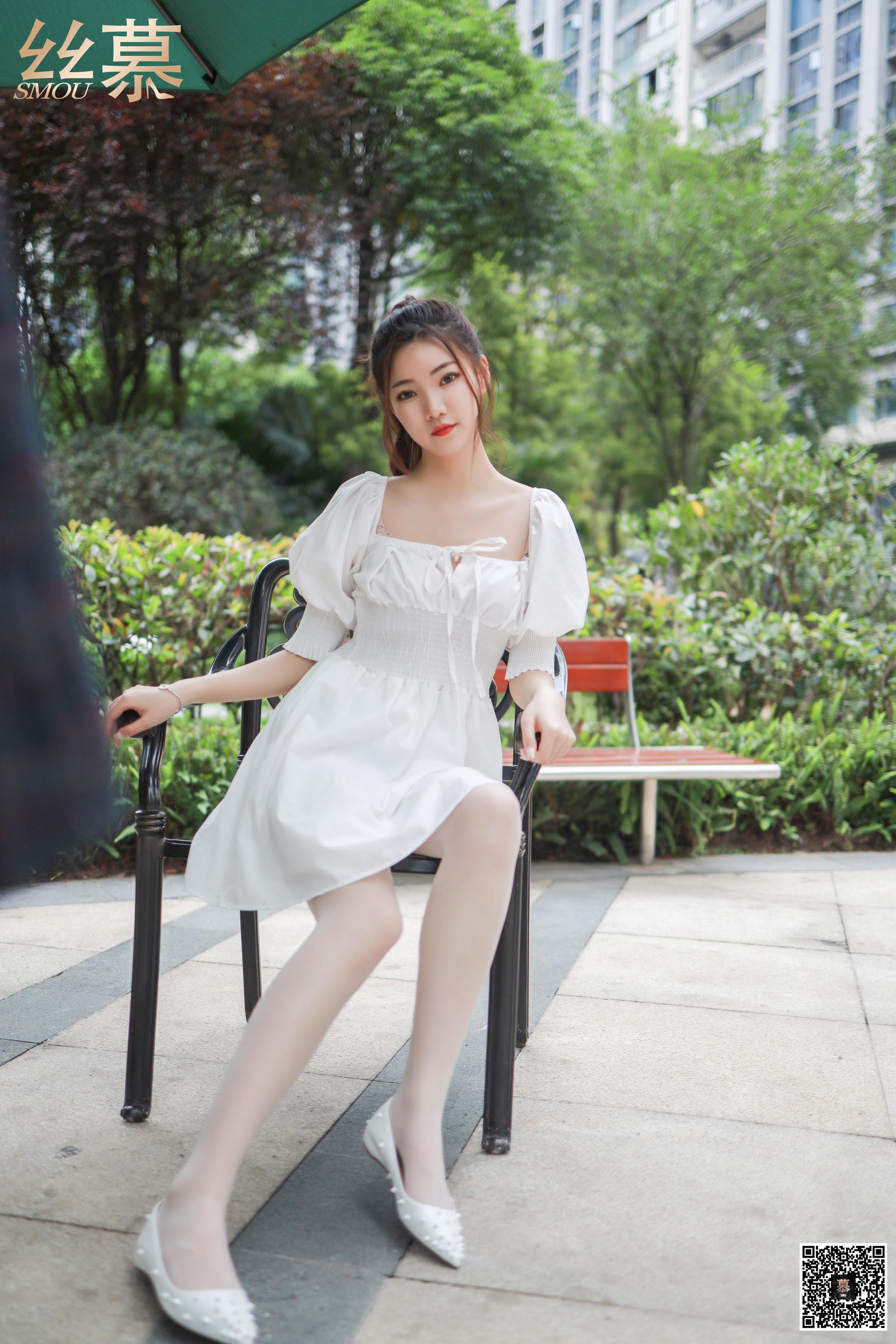 特写集TX030 文欣 《阳光下的白丝光影》-图44