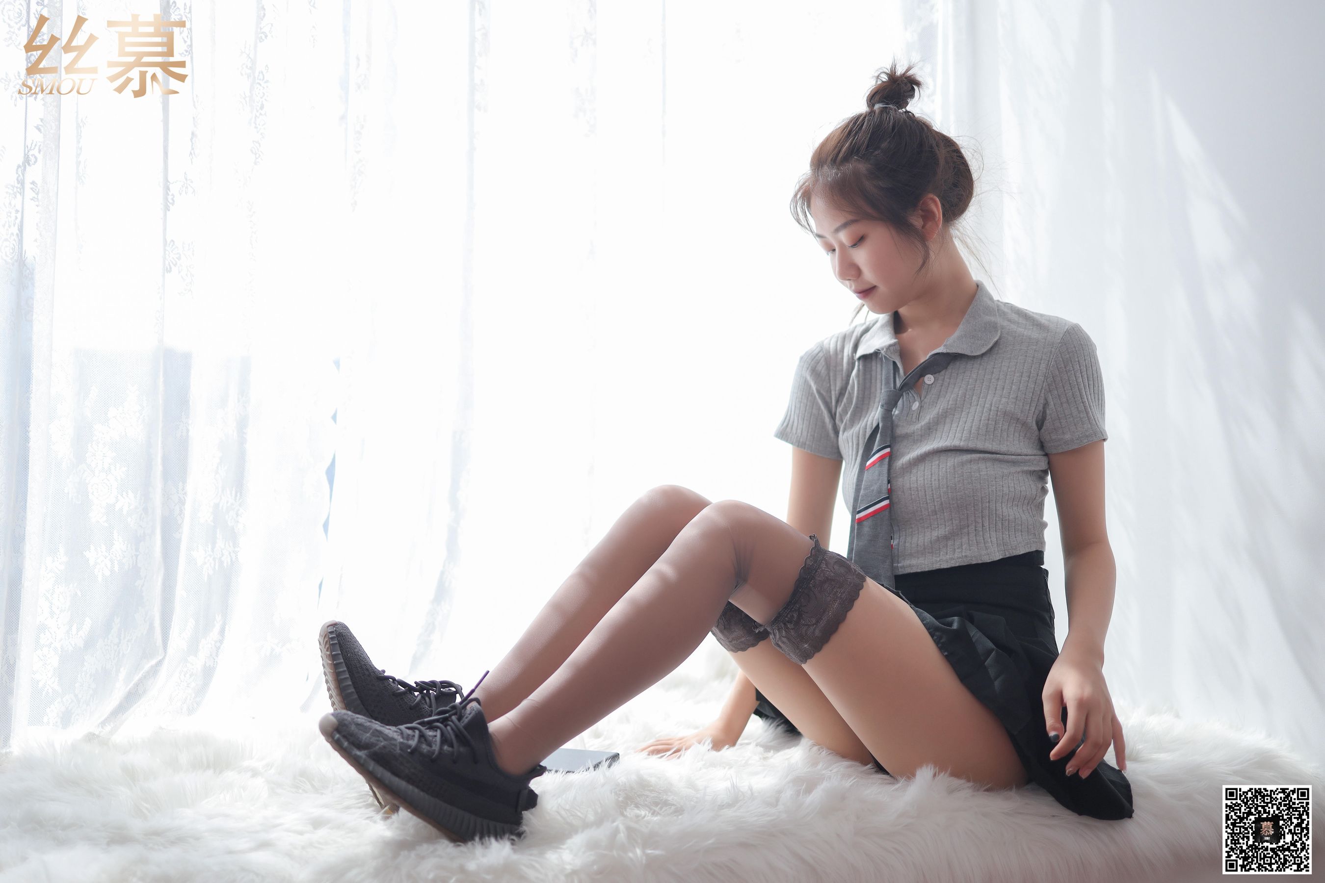 特写集TX041 米朵 《缠在腿上的双丝诱惑》-图17