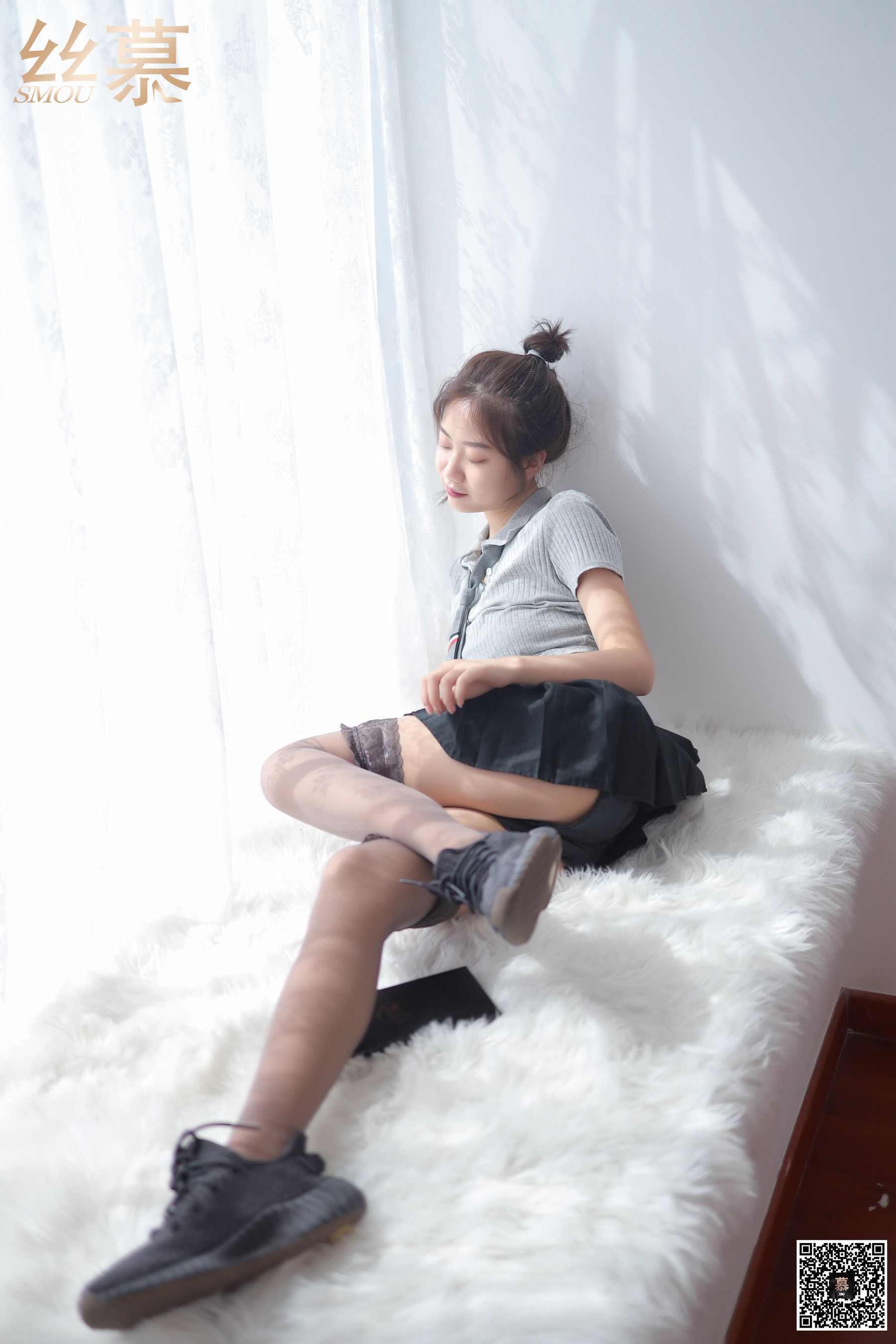 特写集TX041 米朵 《缠在腿上的双丝诱惑》-图21