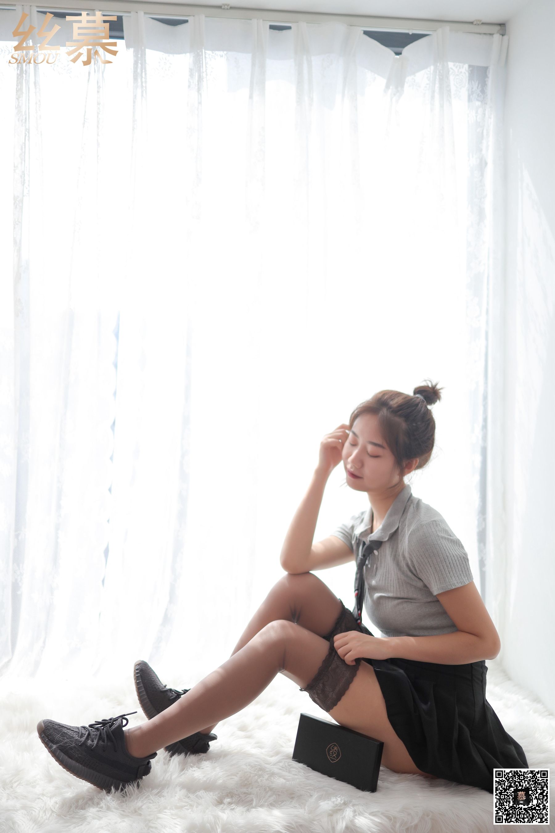 特写集TX041 米朵 《缠在腿上的双丝诱惑》-图28