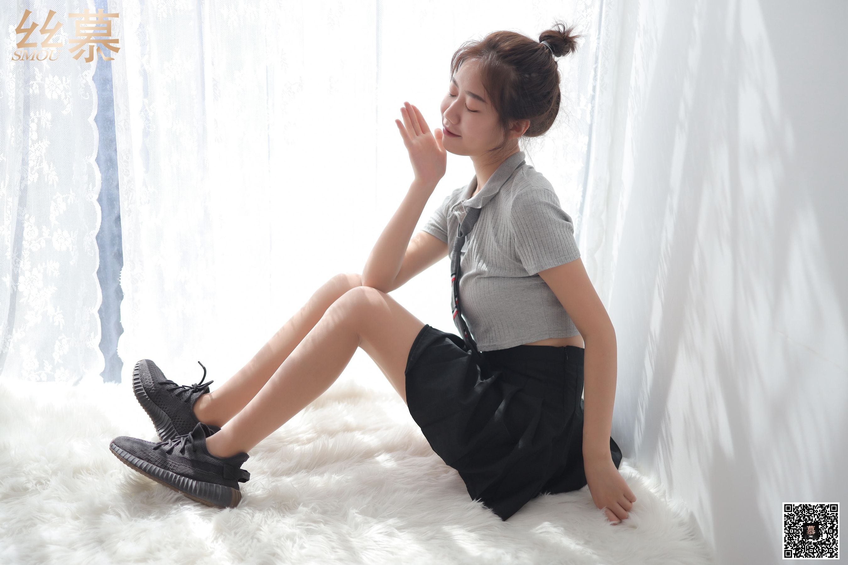 特写集TX041 米朵 《缠在腿上的双丝诱惑》-图48