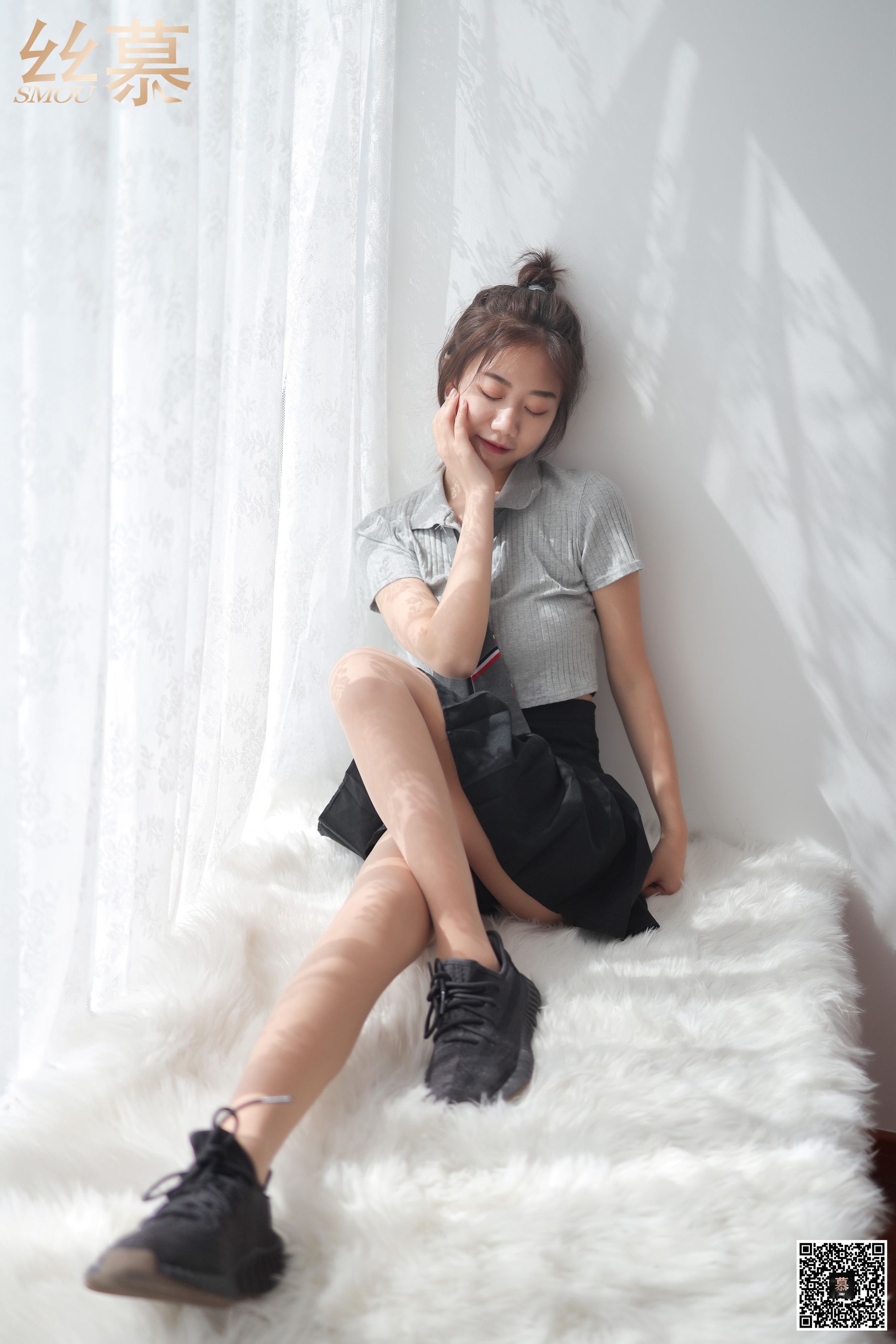 特写集TX041 米朵 《缠在腿上的双丝诱惑》-图52