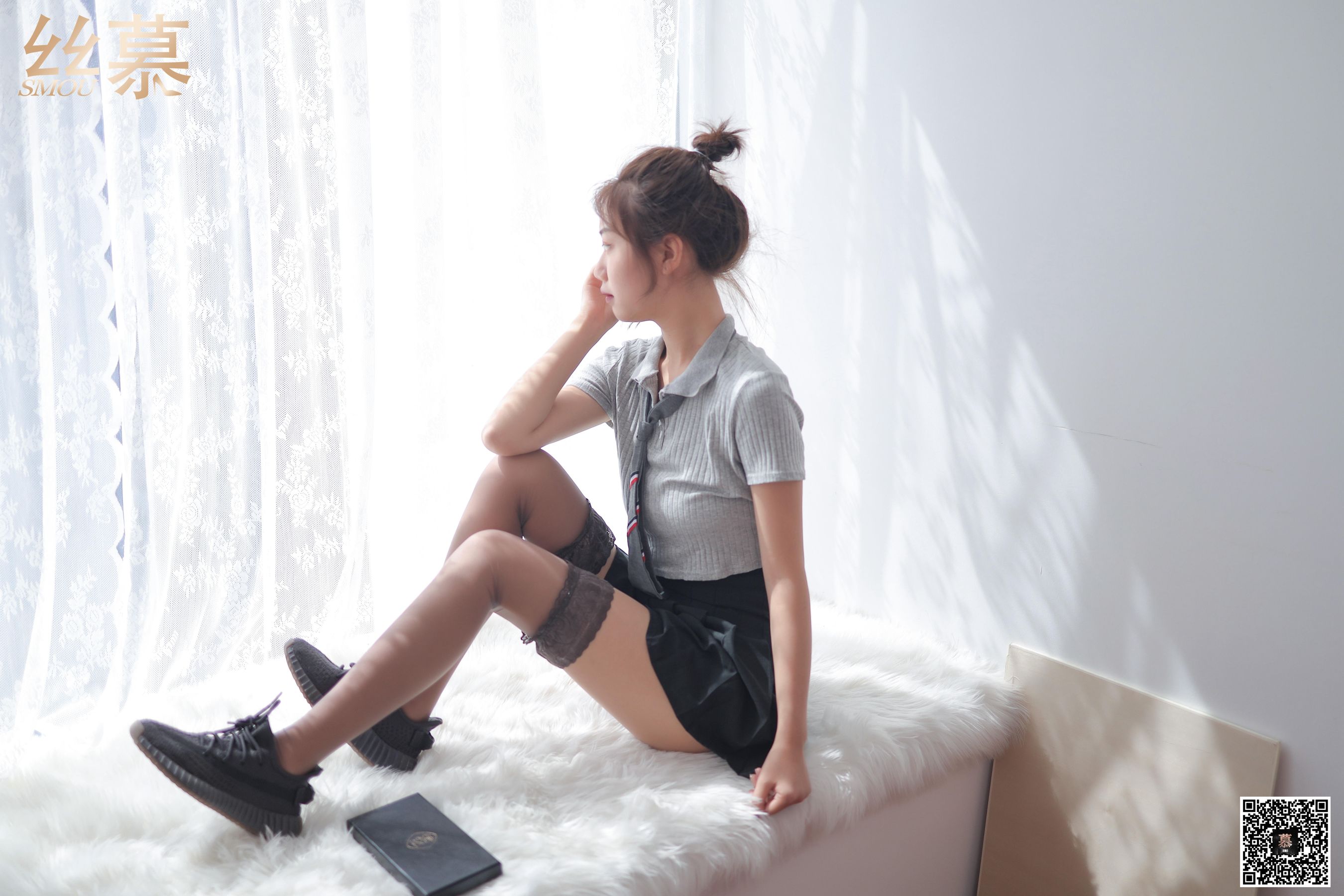 特写集TX041 米朵 《缠在腿上的双丝诱惑》-图5