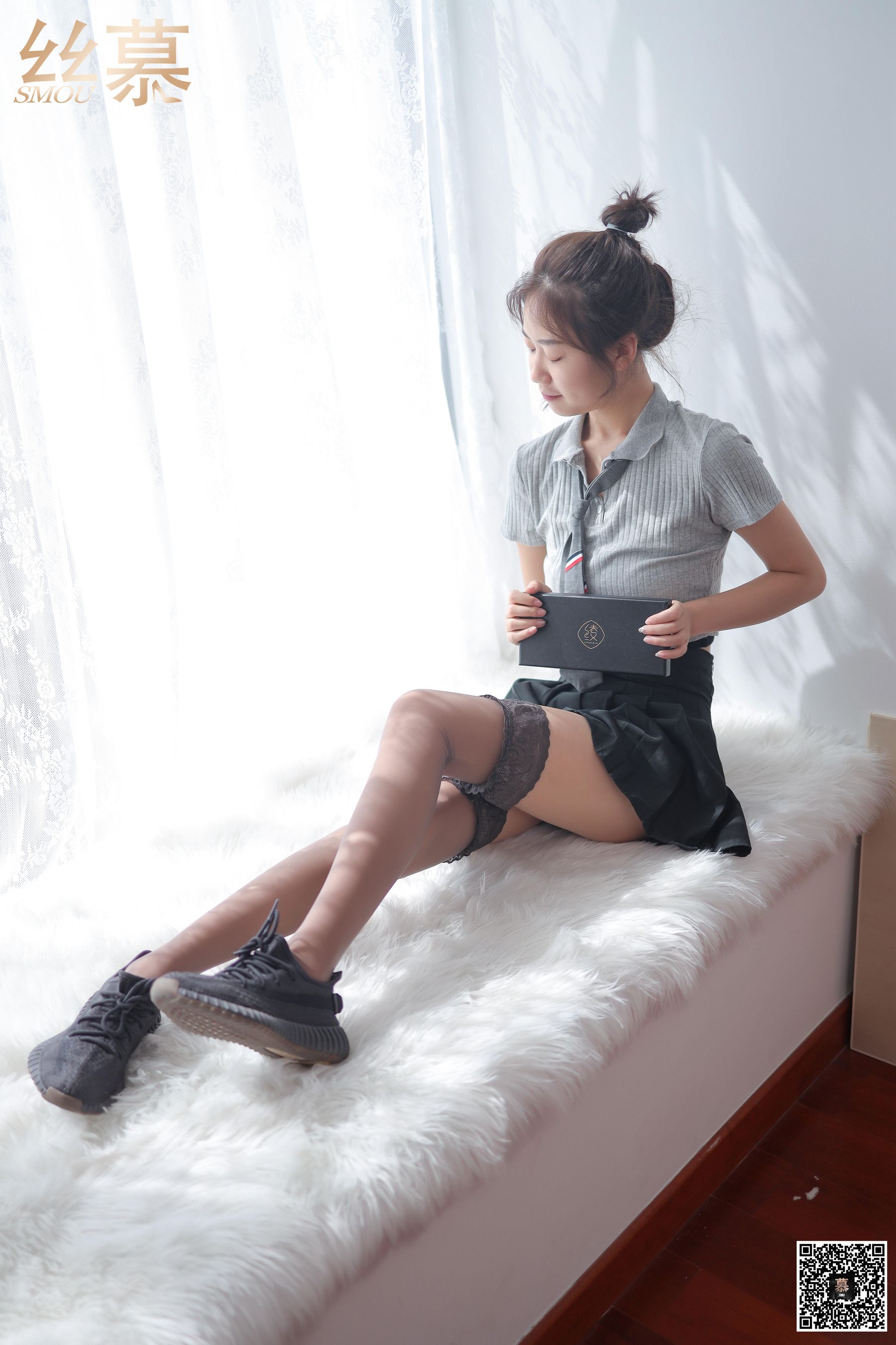 特写集TX041 米朵 《缠在腿上的双丝诱惑》-图6