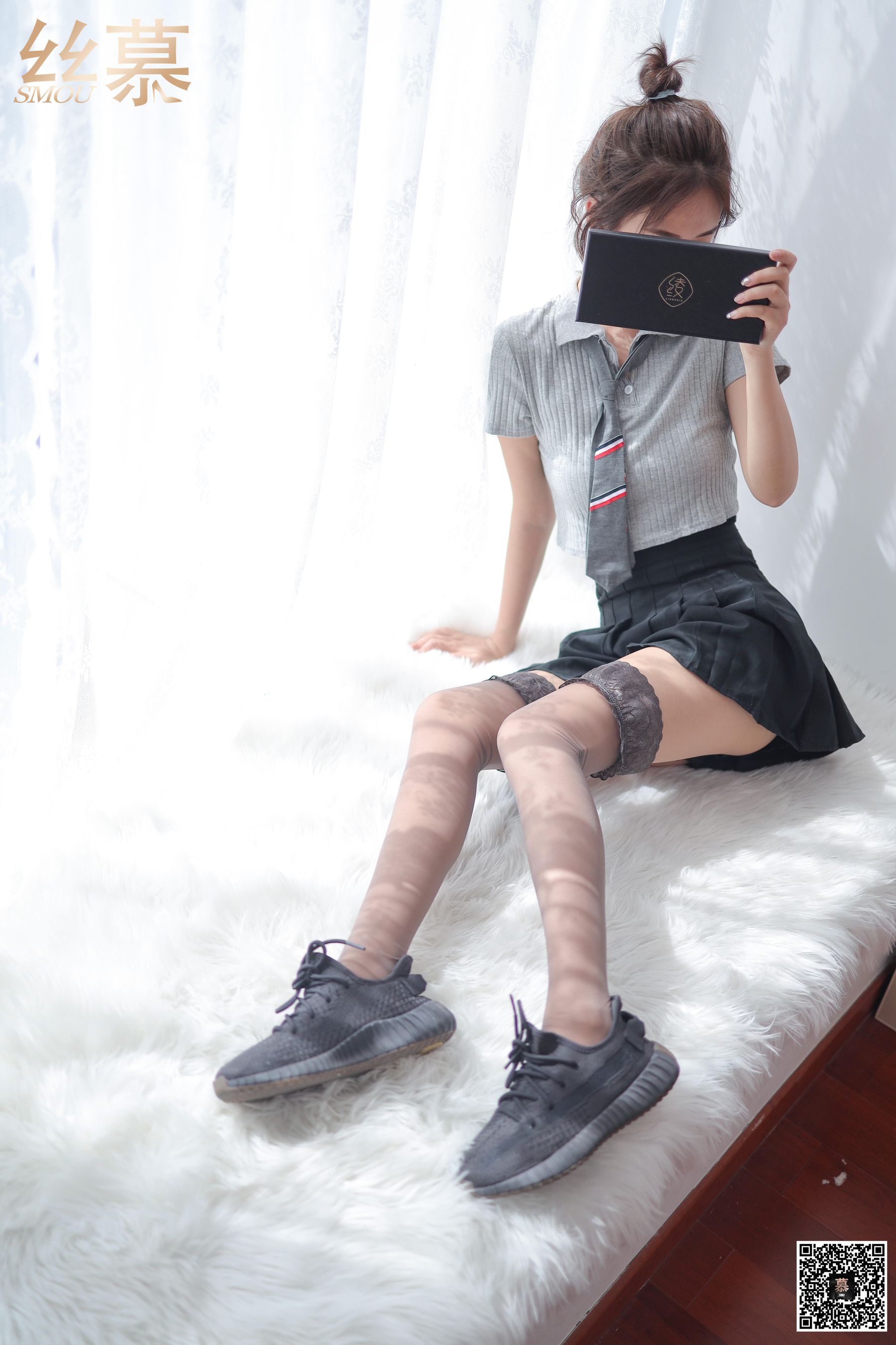 特写集TX041 米朵 《缠在腿上的双丝诱惑》-图7