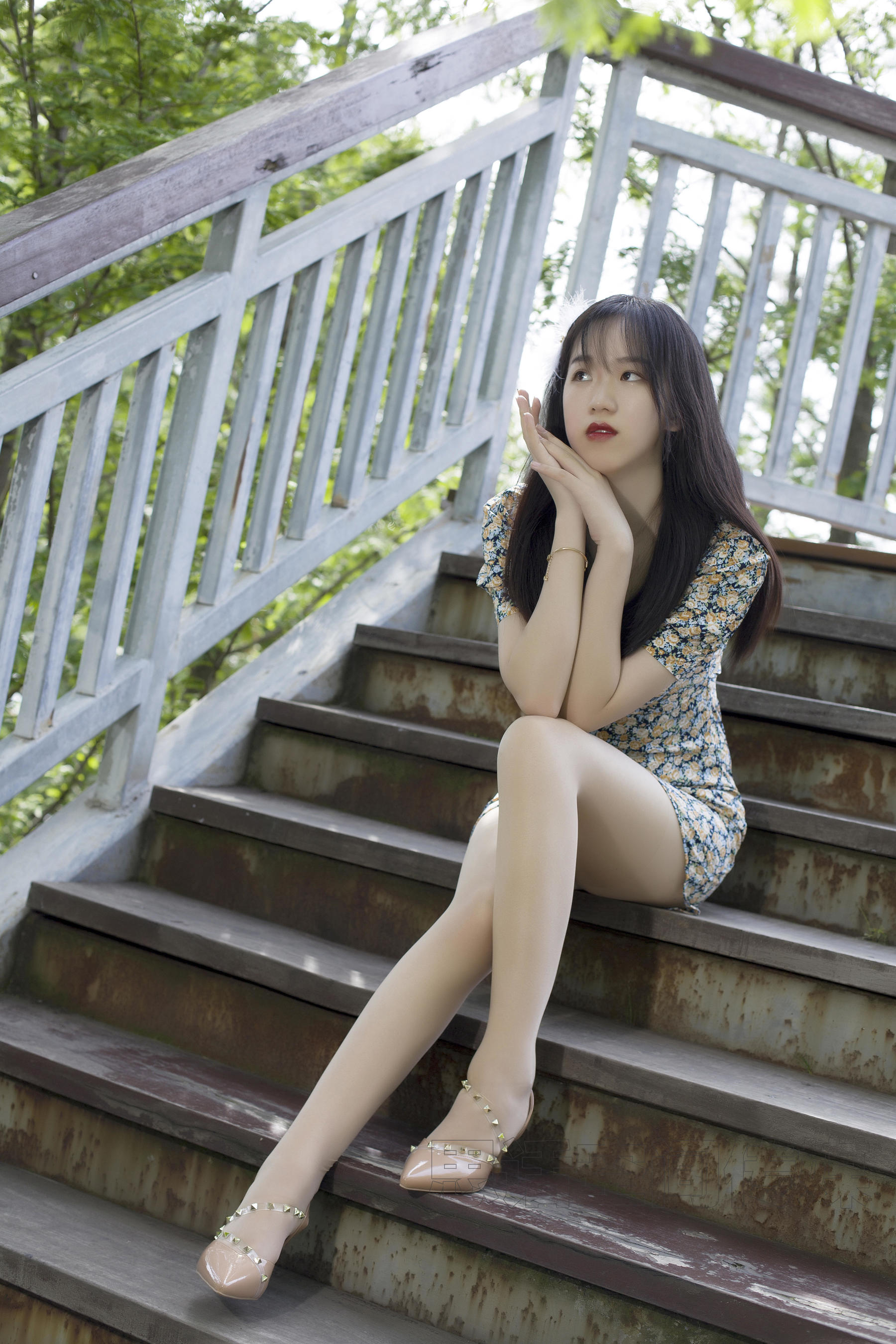 SH121 子琦 绿林碎花-图21