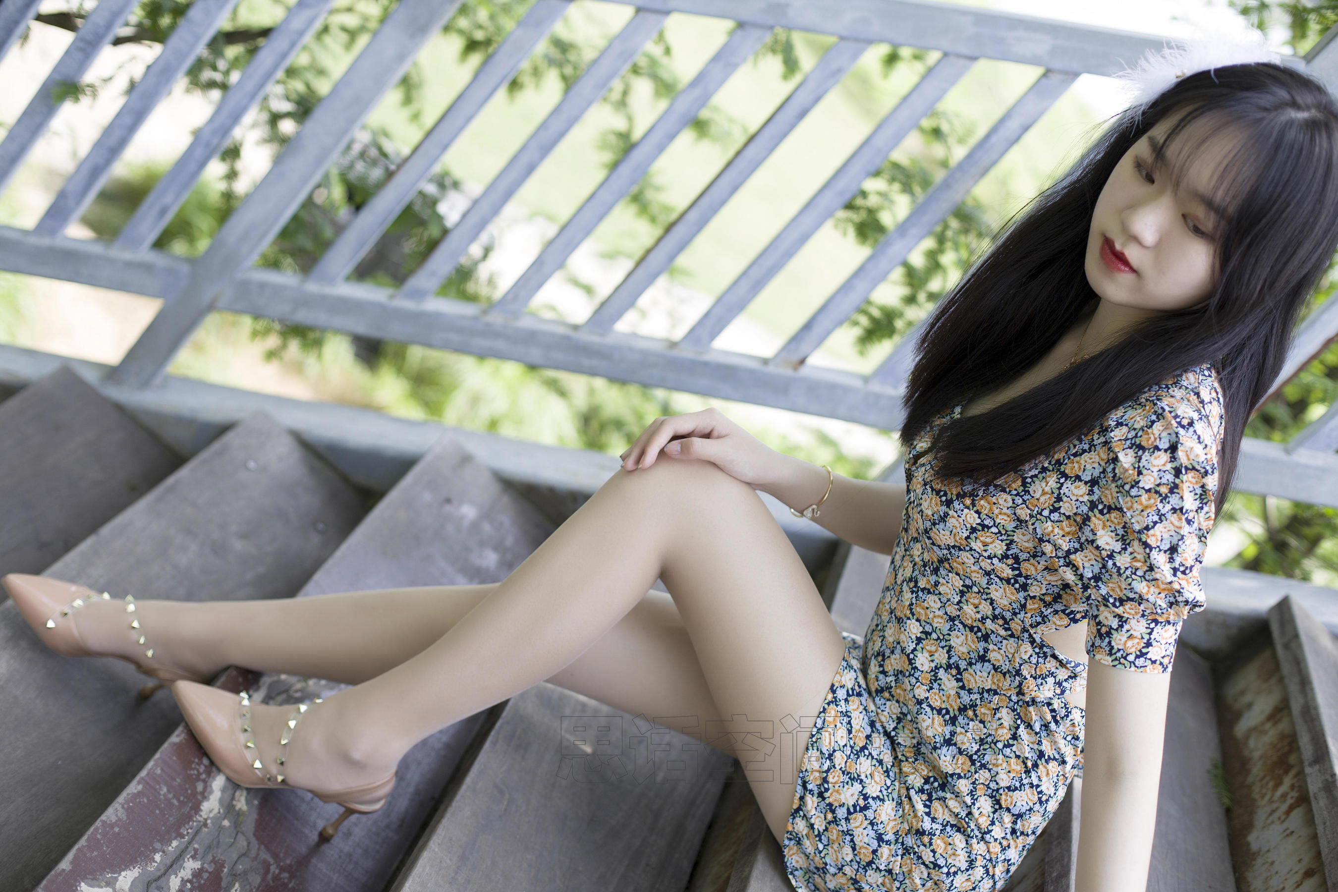 SH121 子琦 绿林碎花-图25