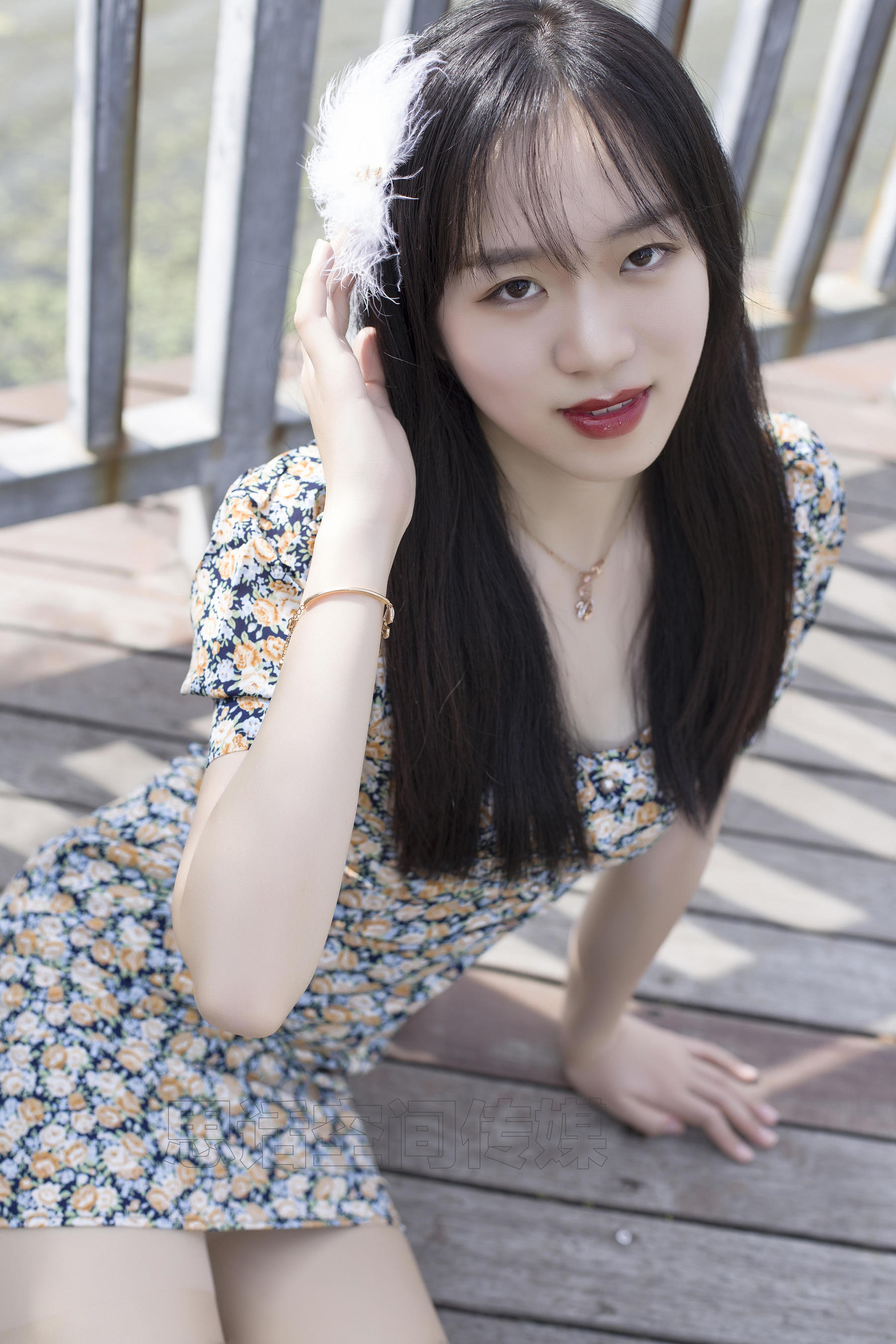 SH121 子琦 绿林碎花-图7