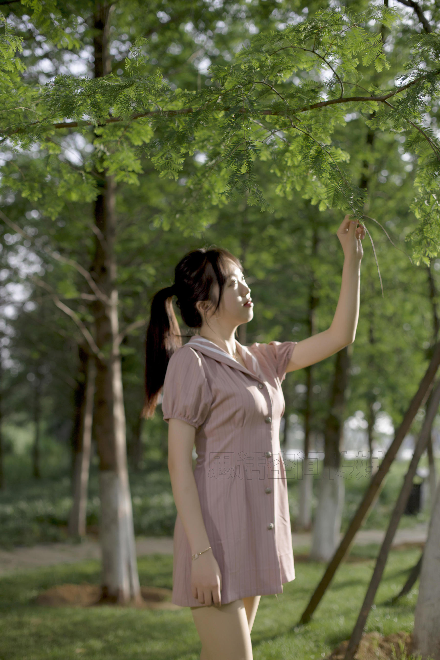 SH124 子琦 山林间的嫩龄少女-图39