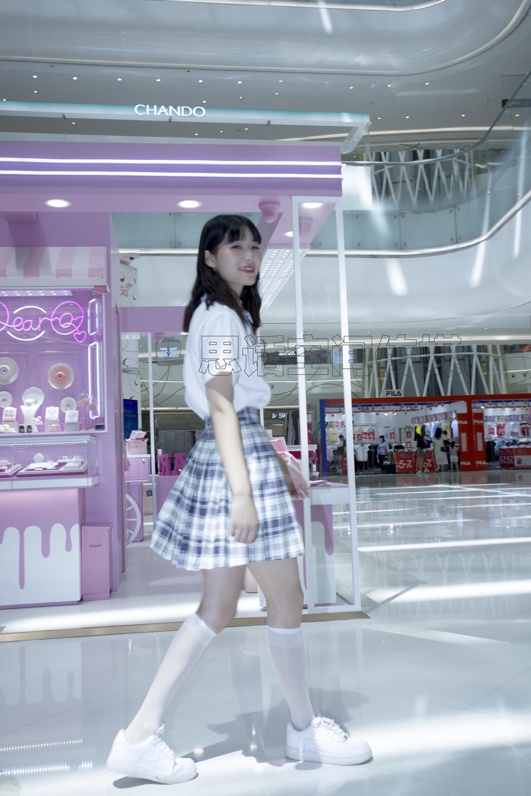 SH127 诗韵 商场里的JK女孩-图39