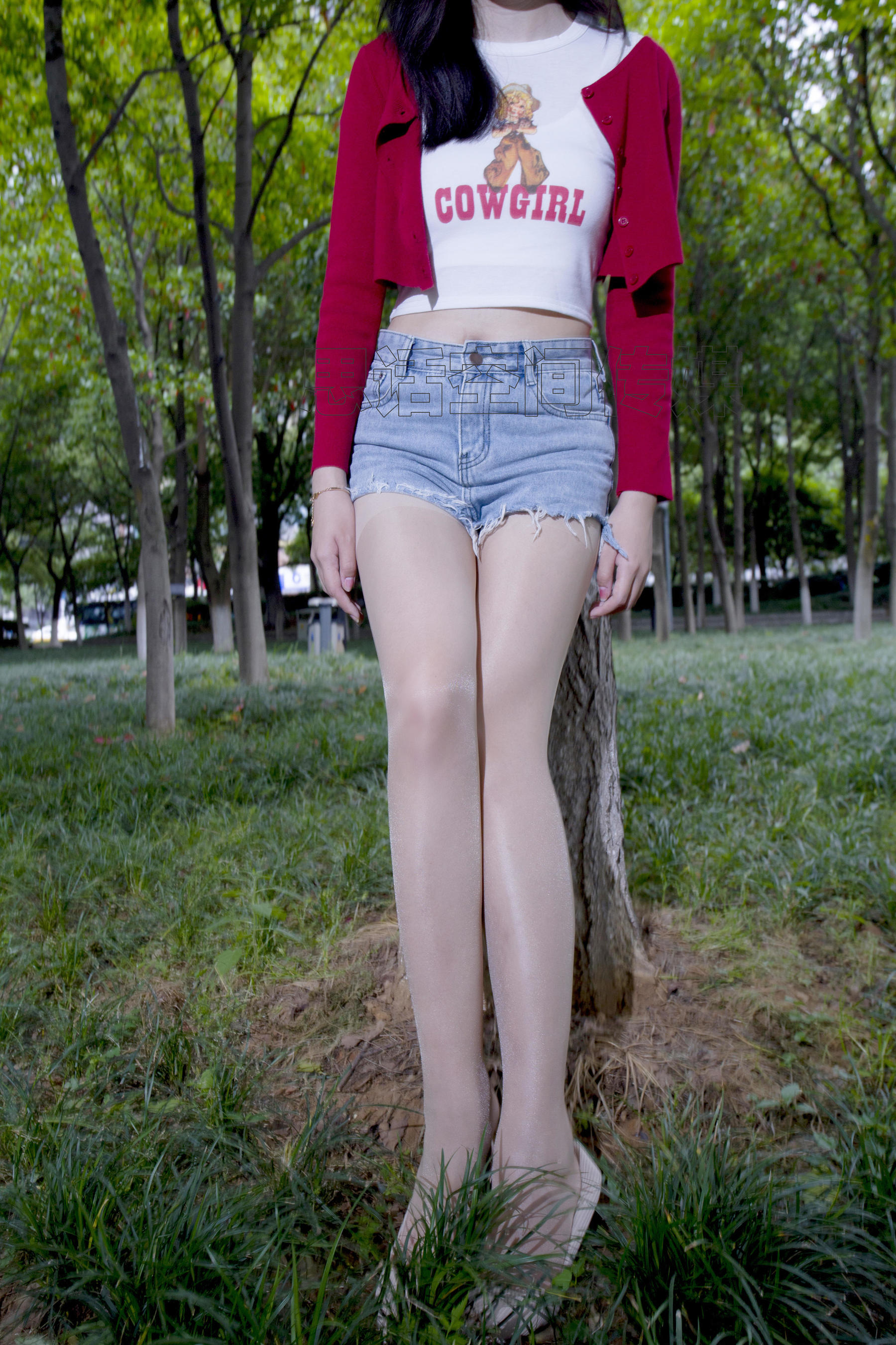 SH129 子琦 公园长腿活力少女-图12