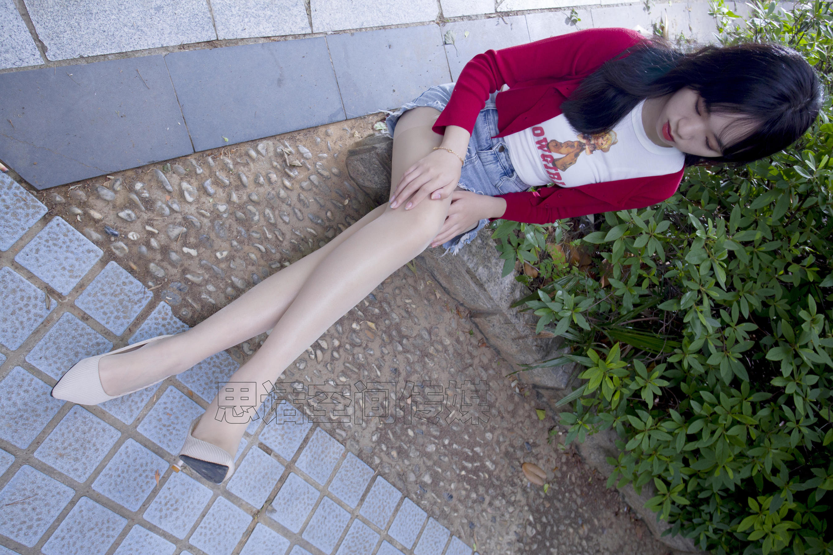 SH129 子琦 公园长腿活力少女-图19