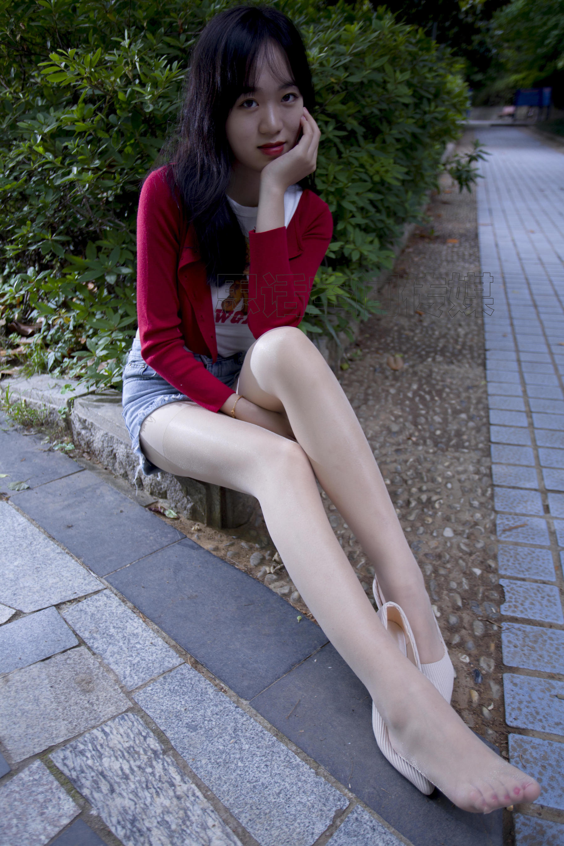 SH129 子琦 公园长腿活力少女-图27