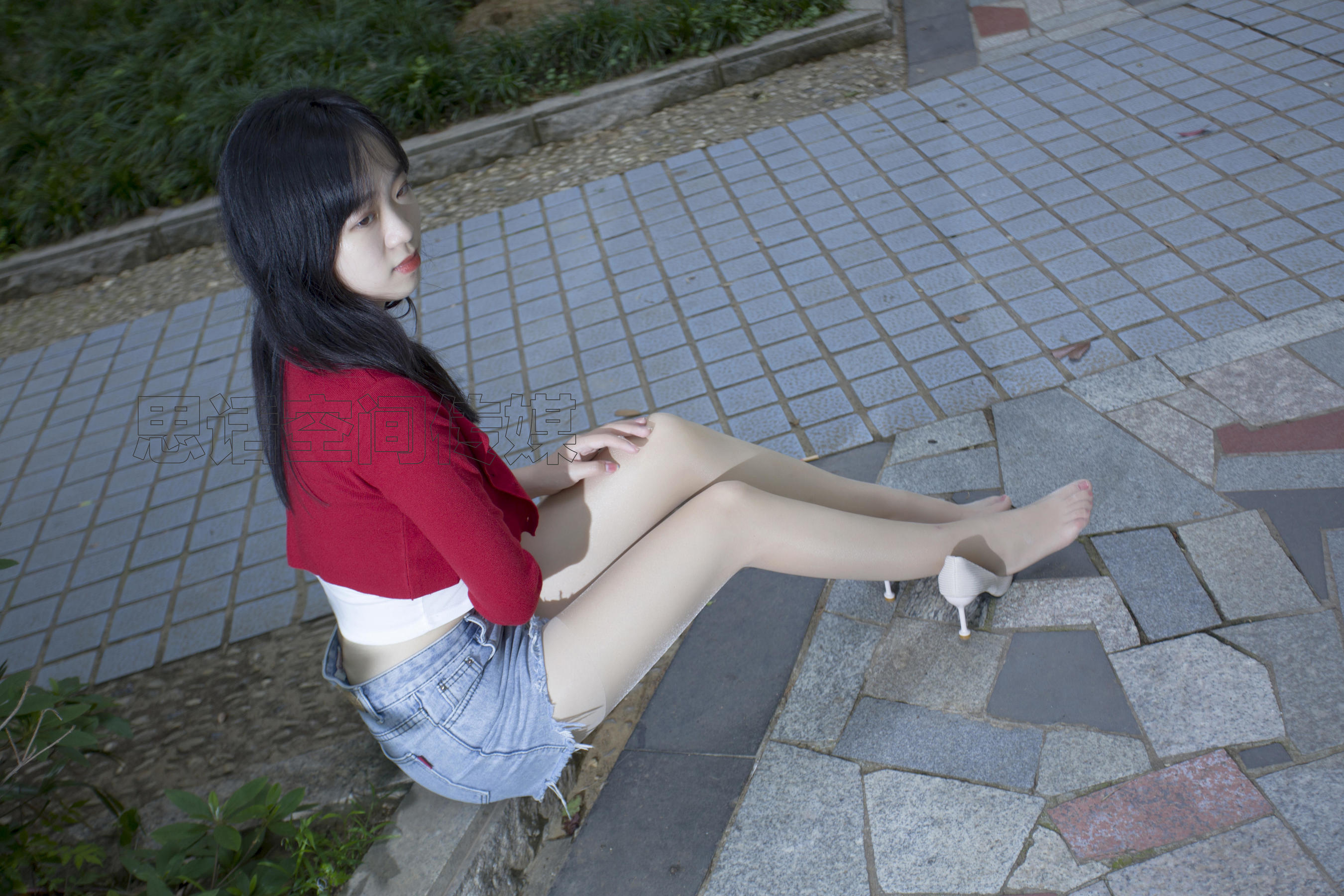 SH129 子琦 公园长腿活力少女-图36