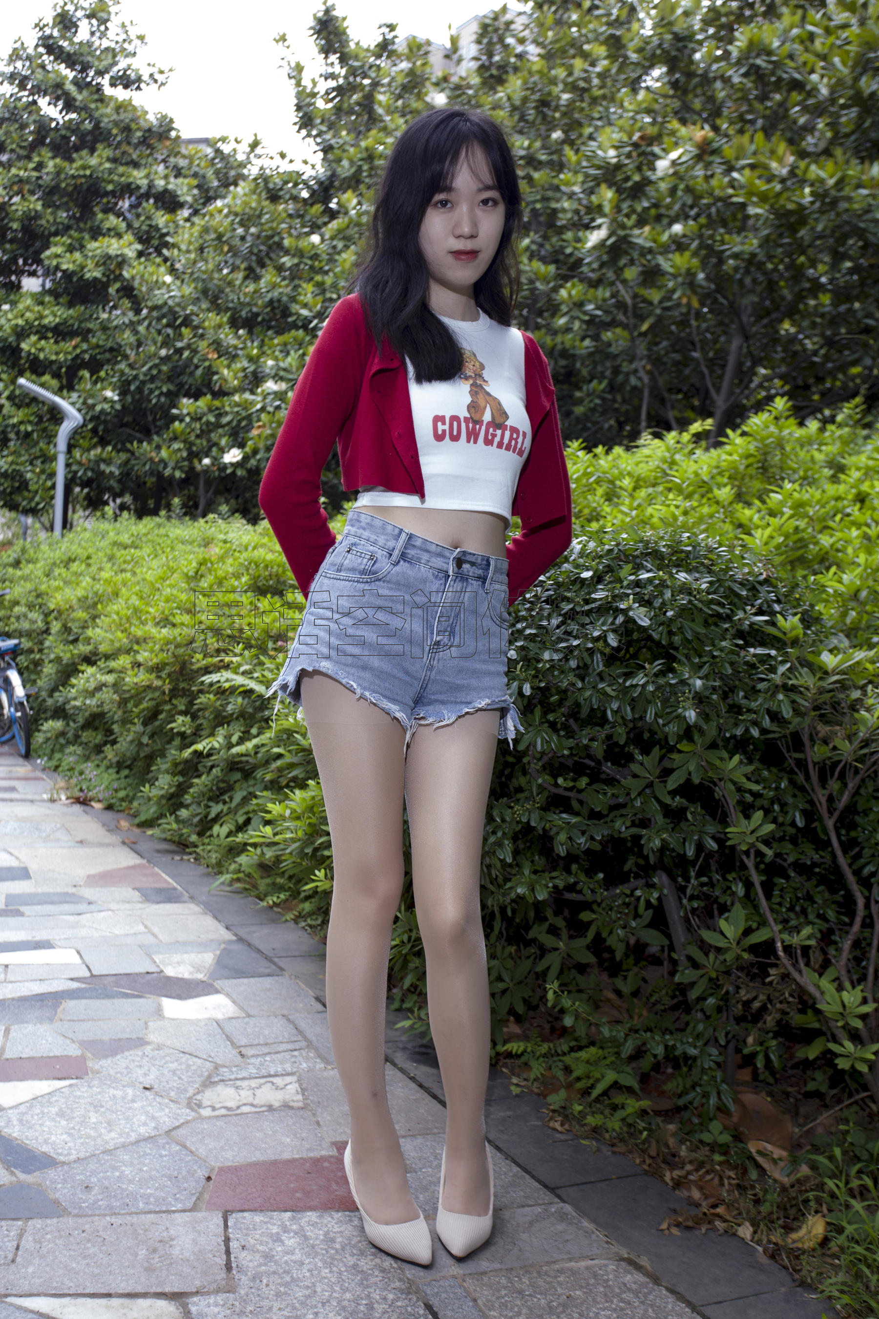 SH129 子琦 公园长腿活力少女-图42
