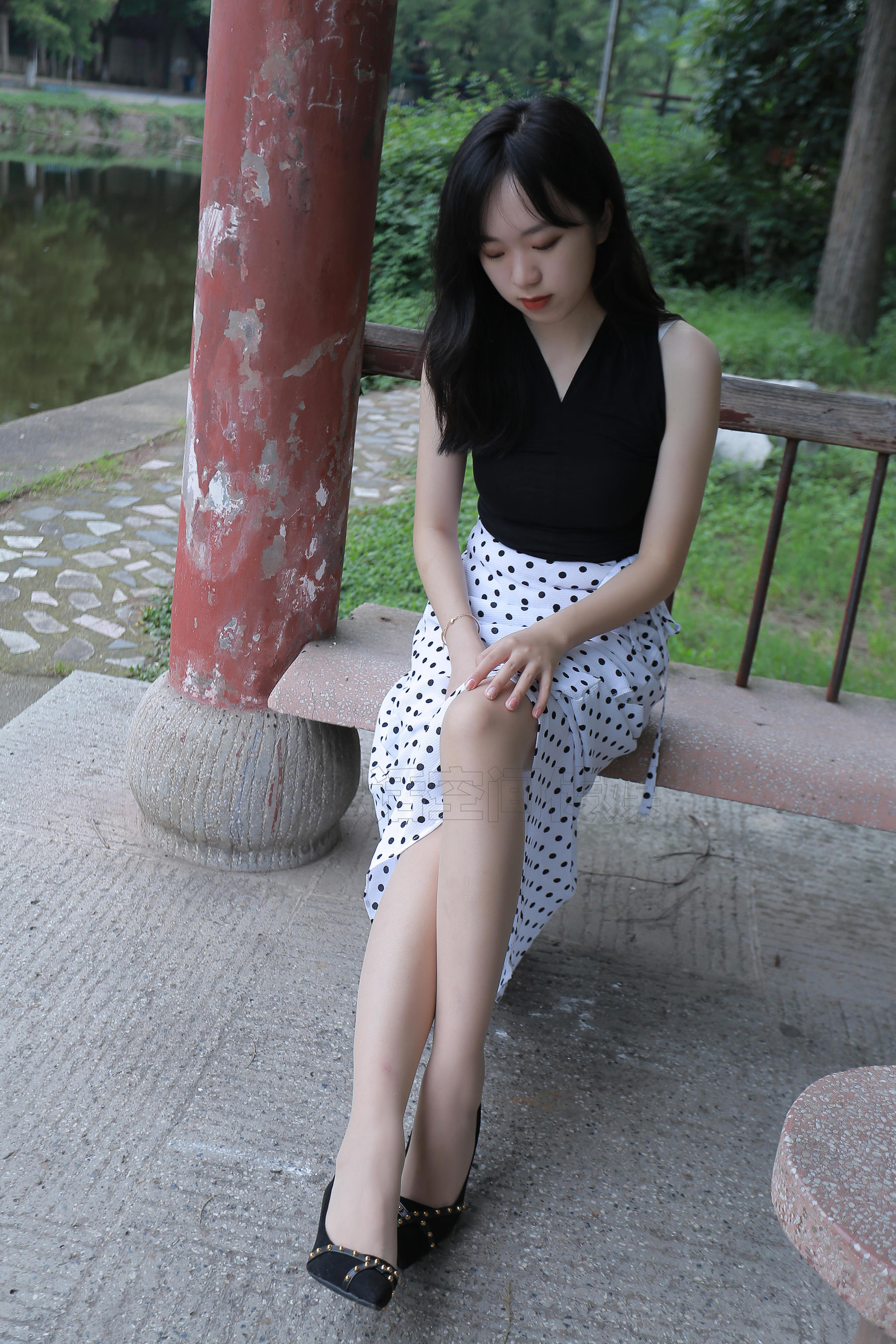 SH133 琦琦 温婉淑女游公园-图9