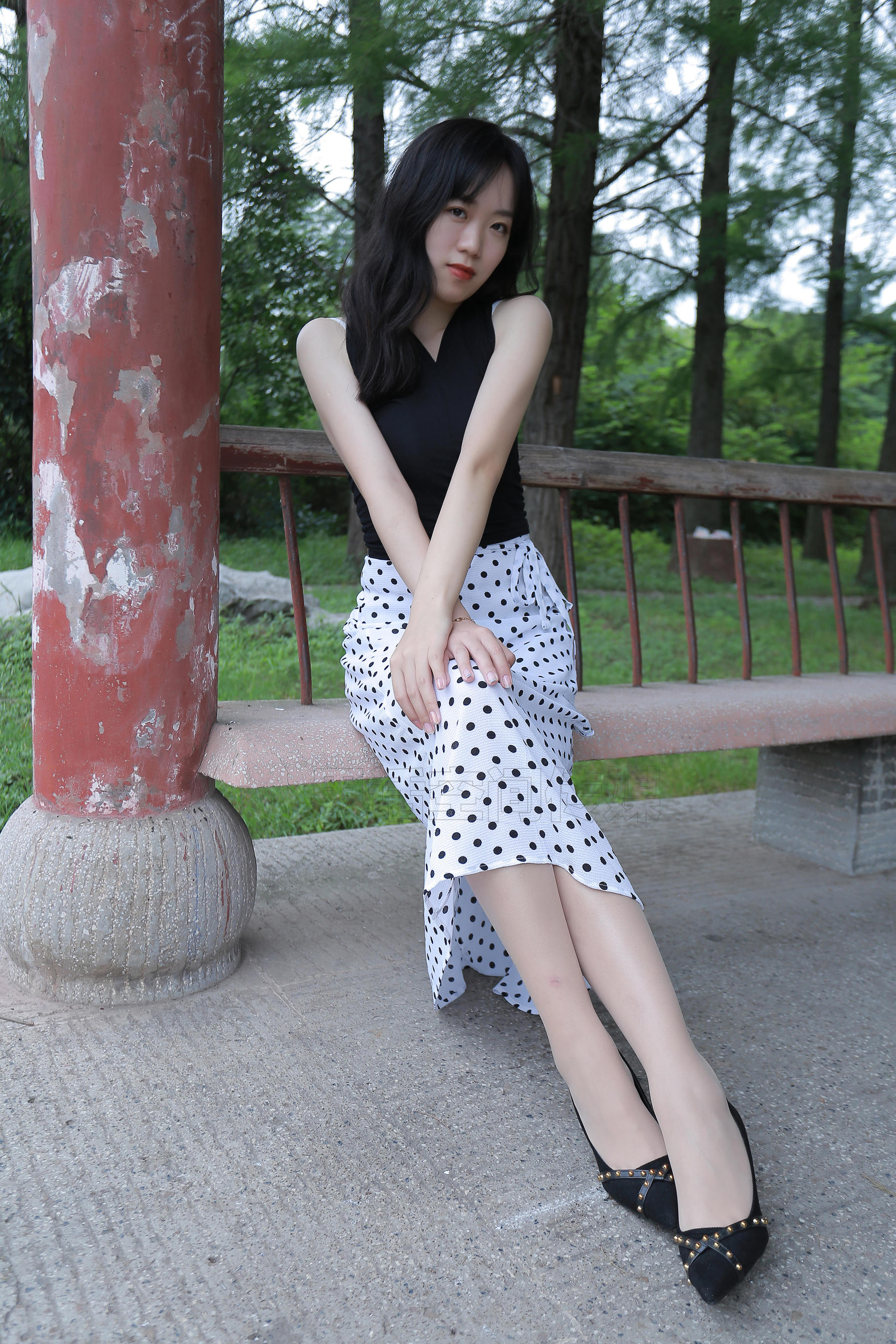 SH133 琦琦 温婉淑女游公园-图2