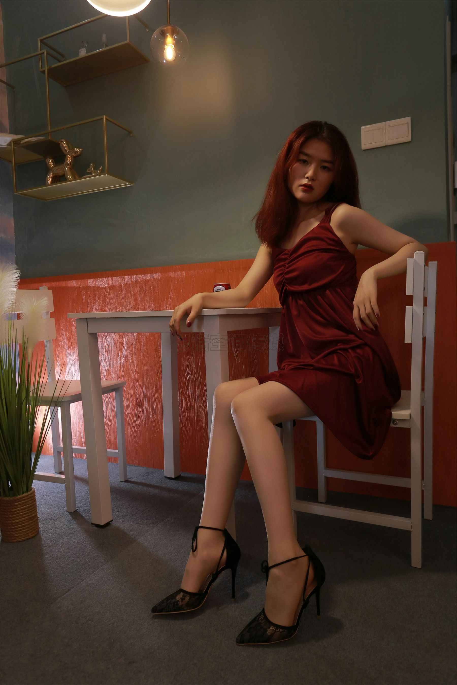 SH147 筱蝶 小红裙下的曼妙-图5