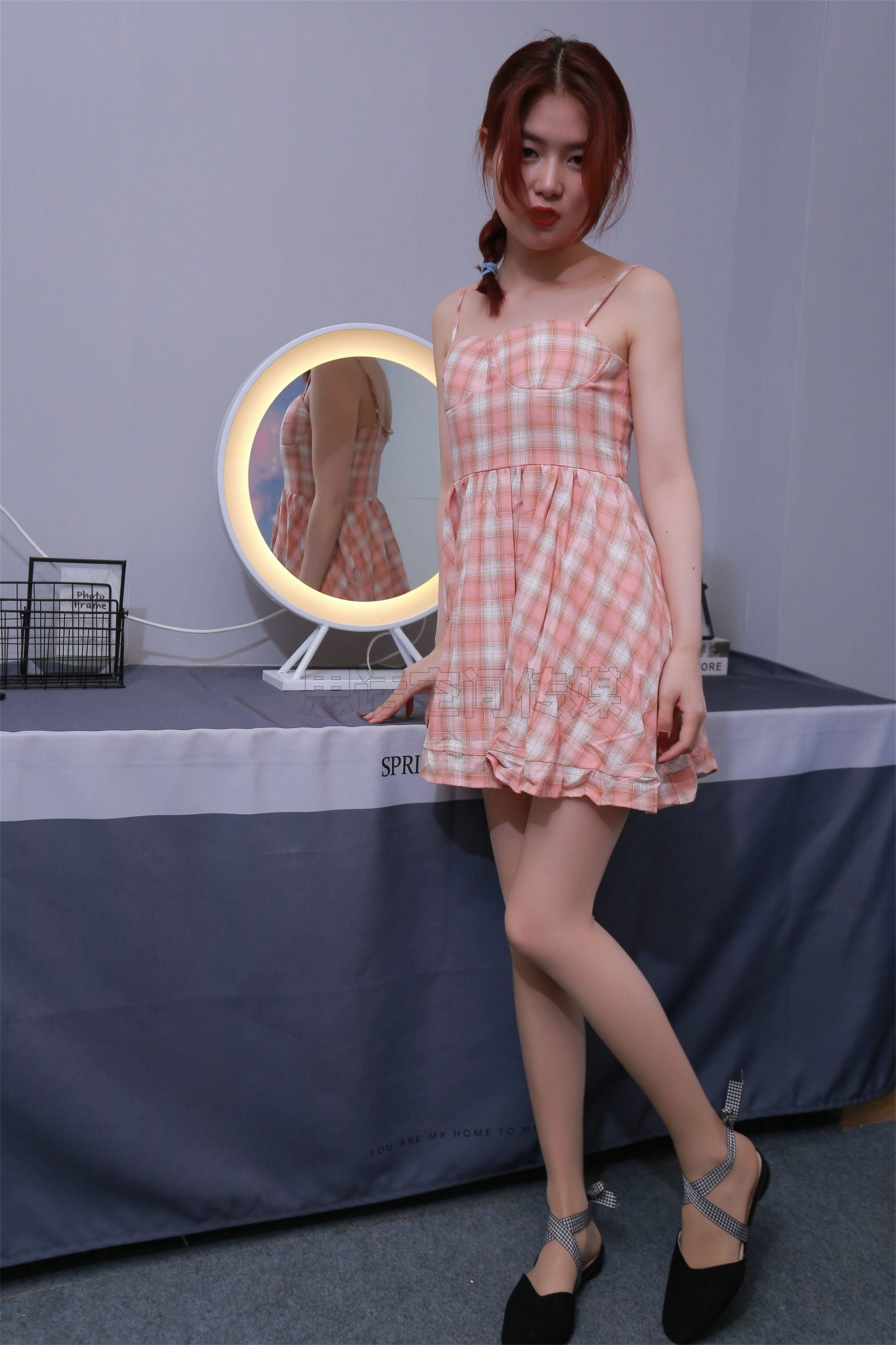 SH158 筱蝶 桌上的肉丝女孩-图46