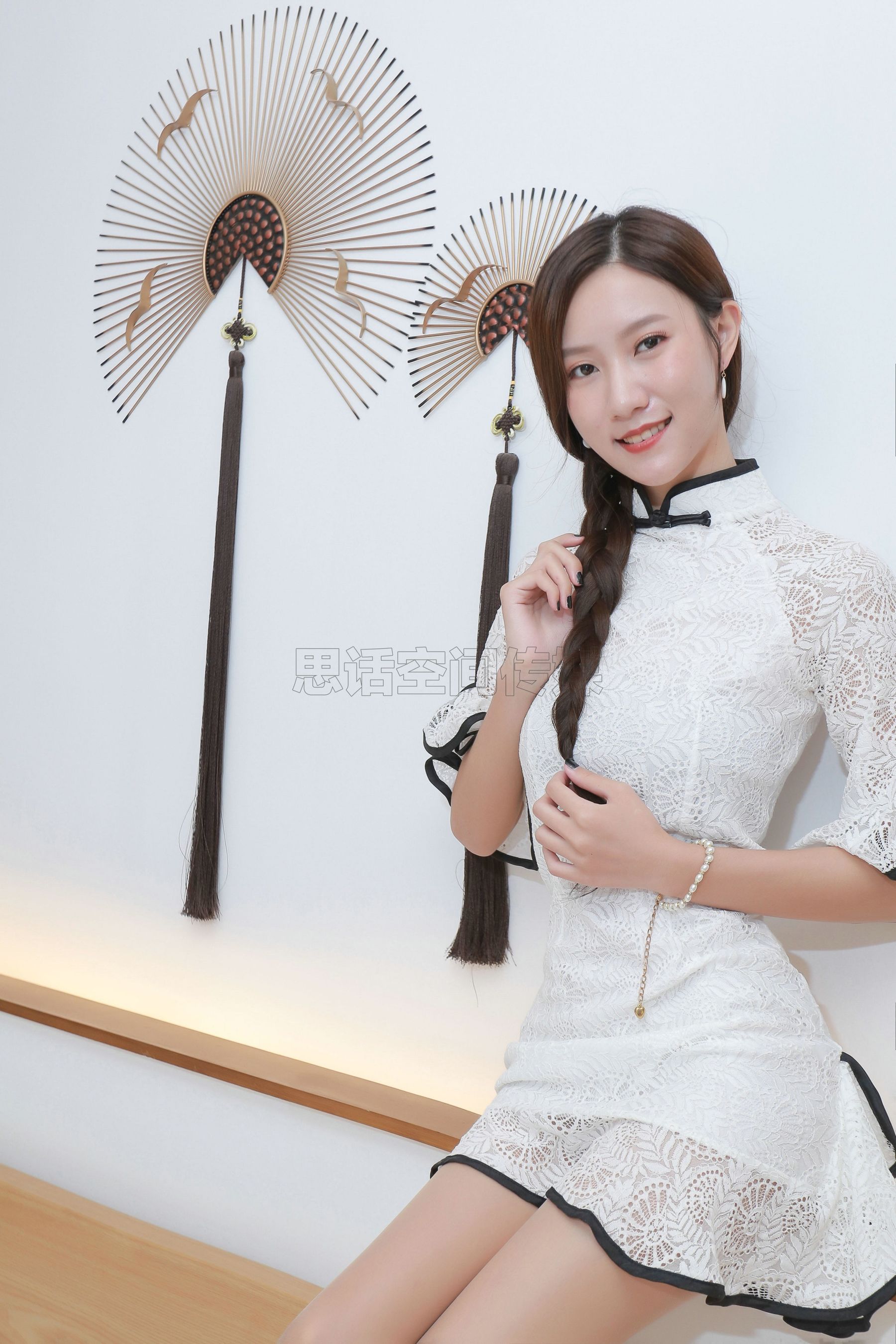 SH163 曦然 房间里的旗袍少女-图3