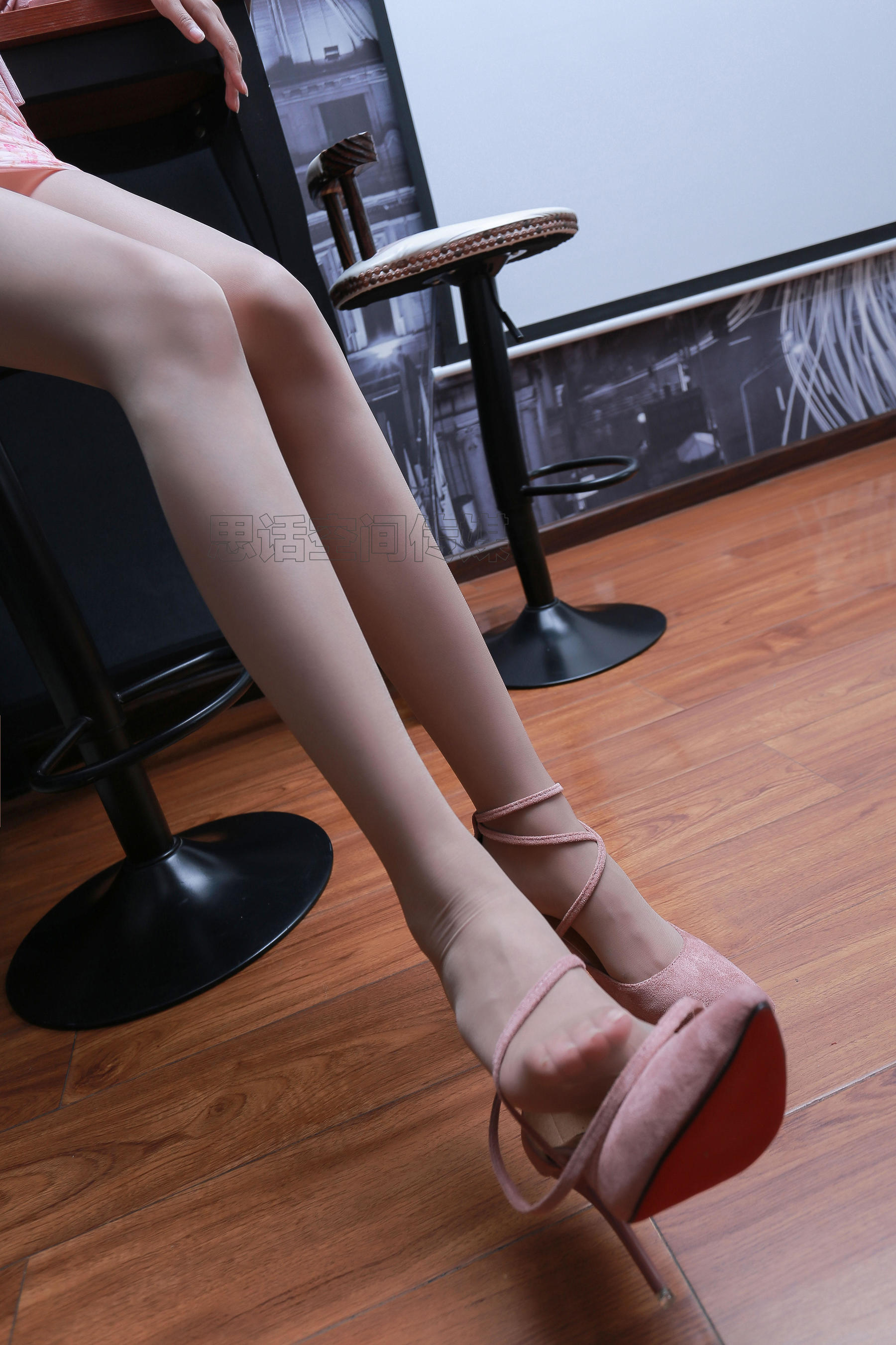 SH184 艺沫 长腿女神粉色诱惑-图7