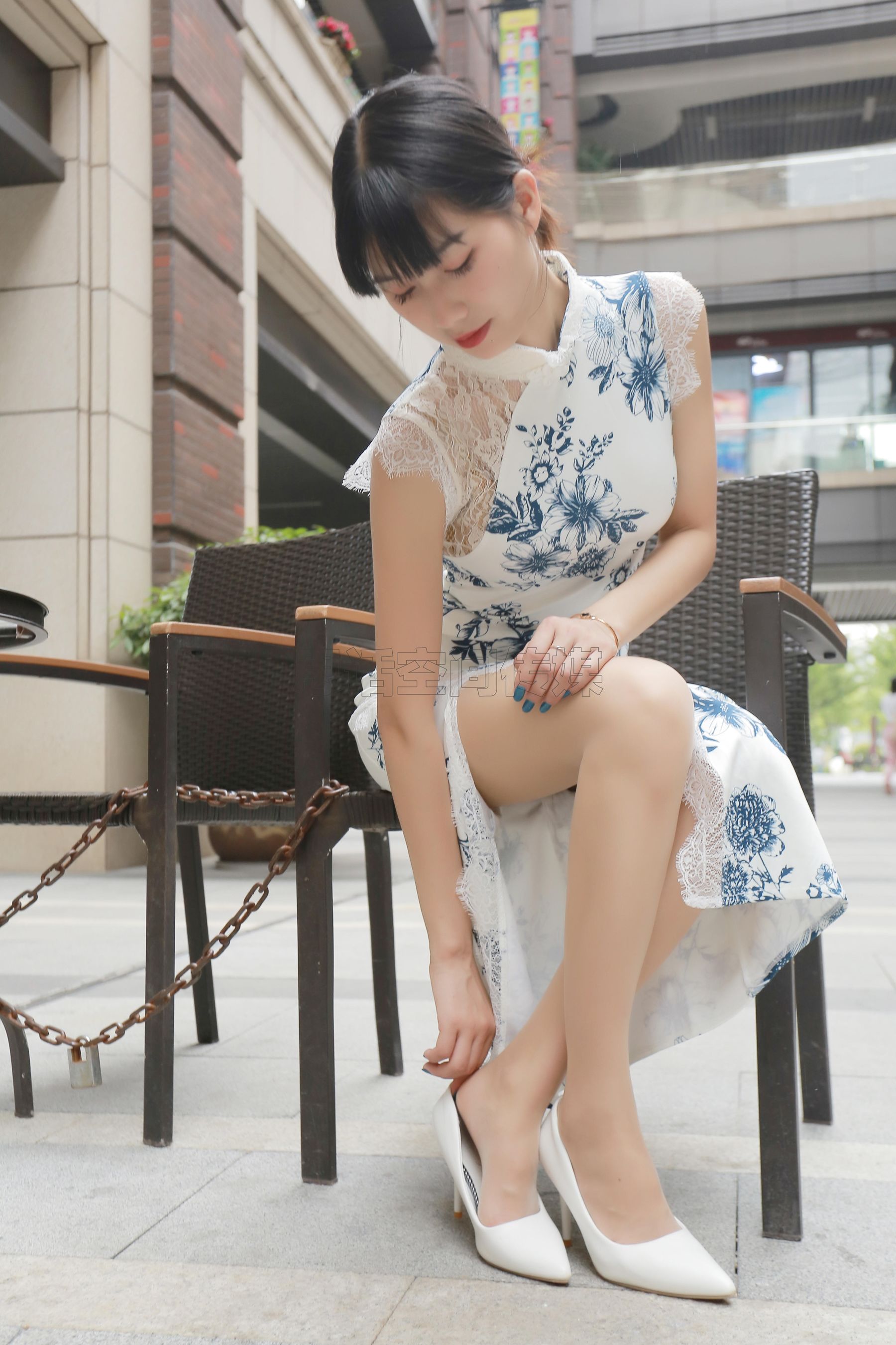 SH187 诗诗 穿肉丝的旗袍女神-图23