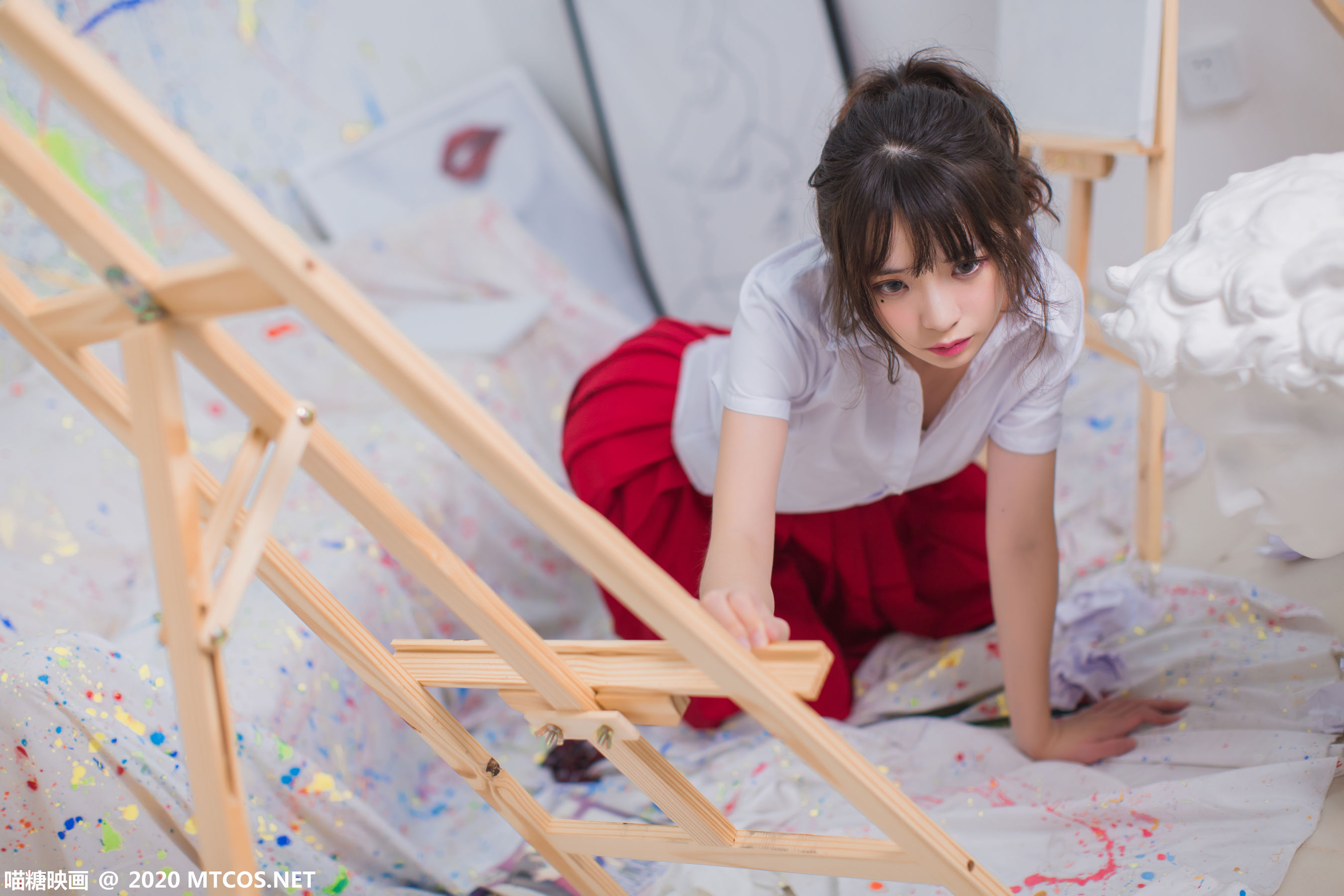 VOL.319 画室少女-图14