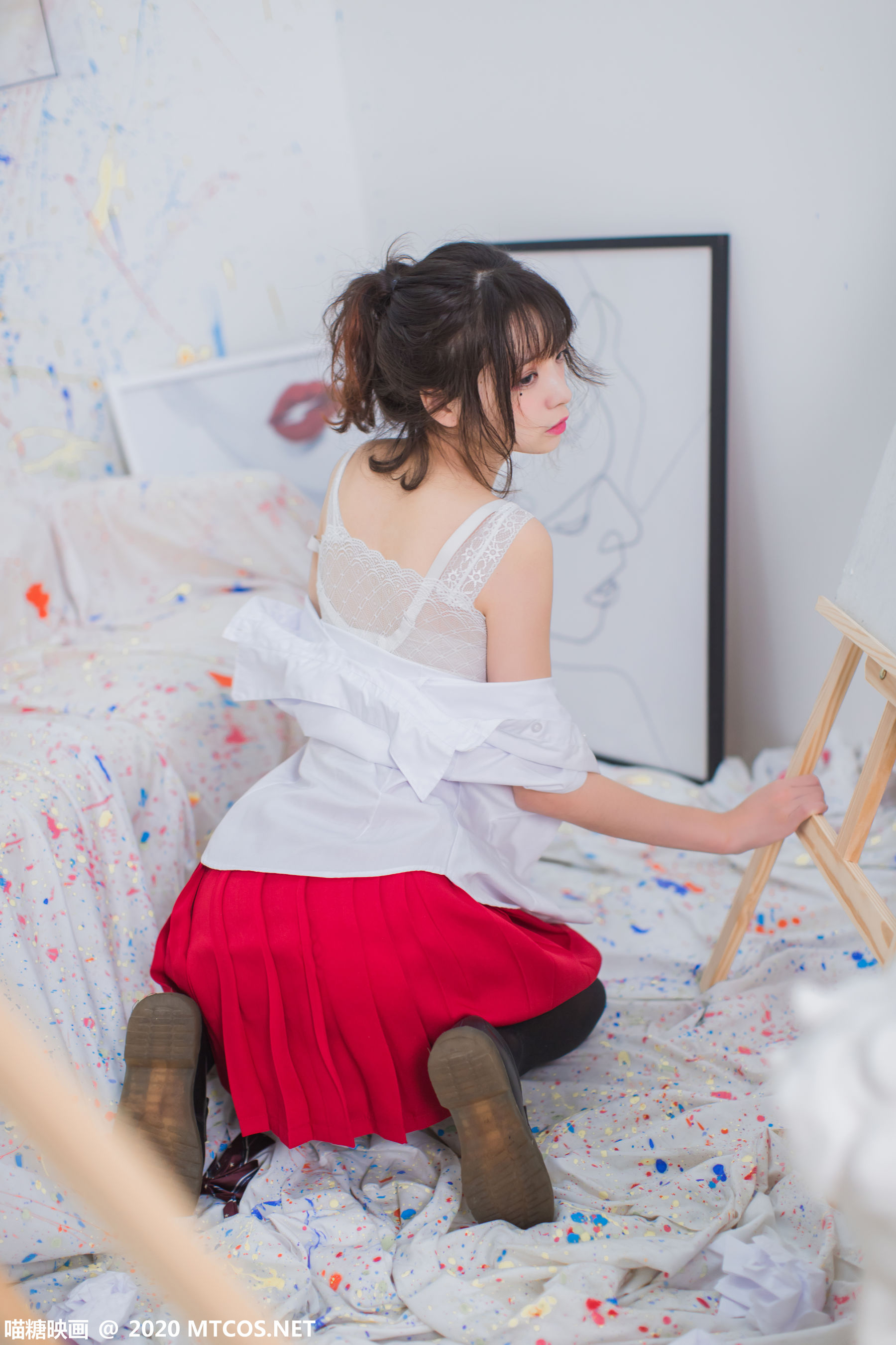 VOL.319 画室少女-图18
