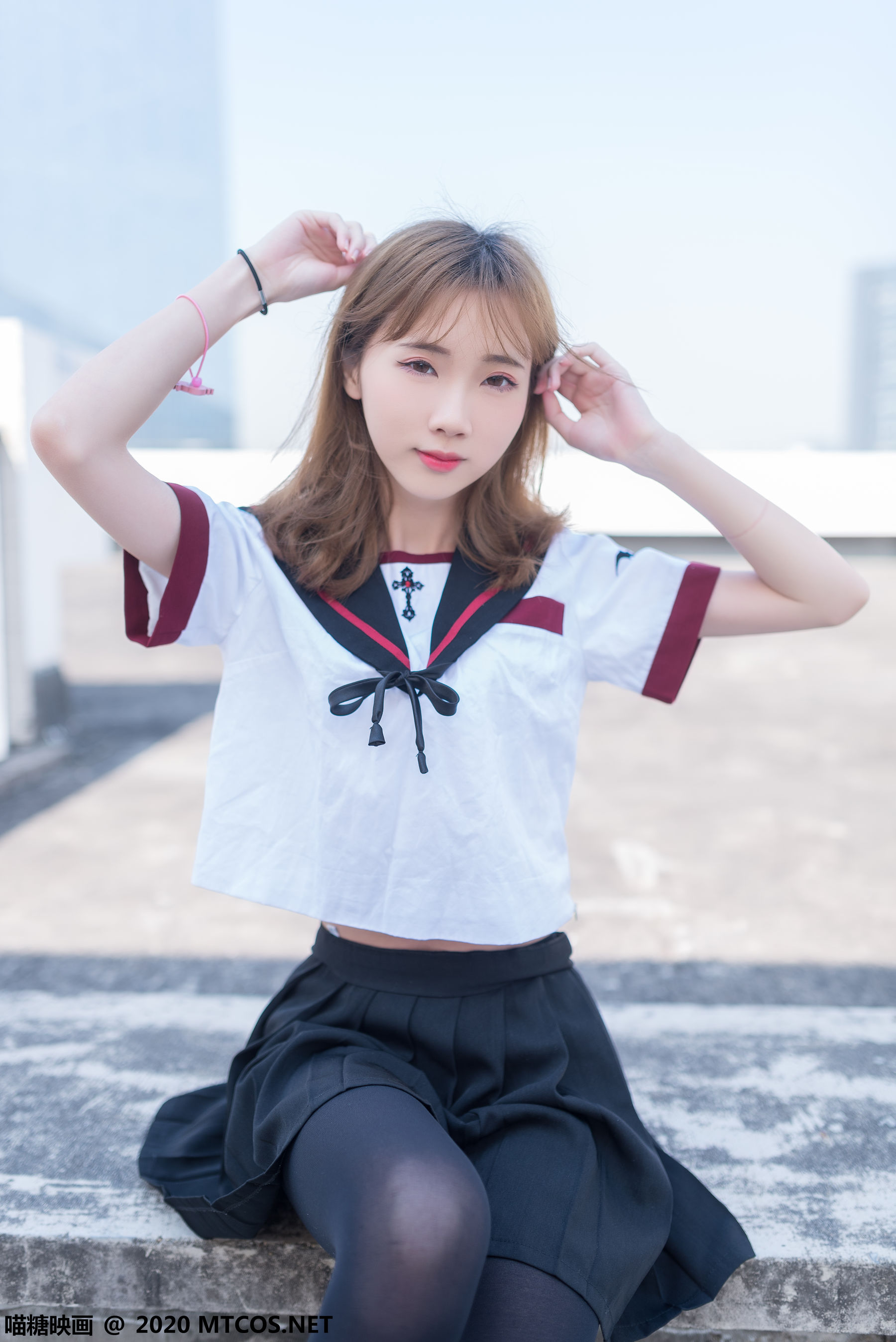 VOL.322 天台少女-图1