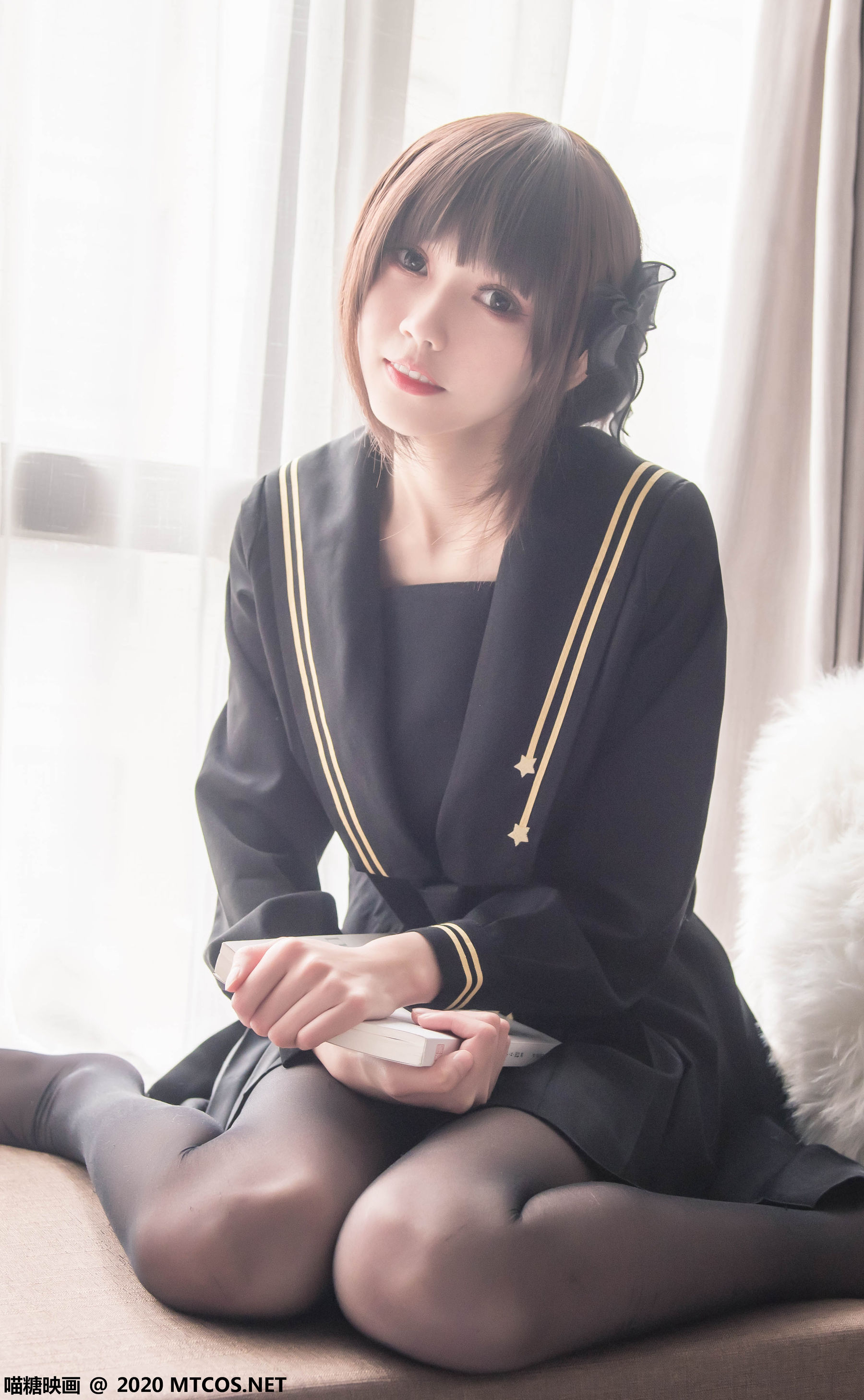 VOL.330 窗台少女-图9