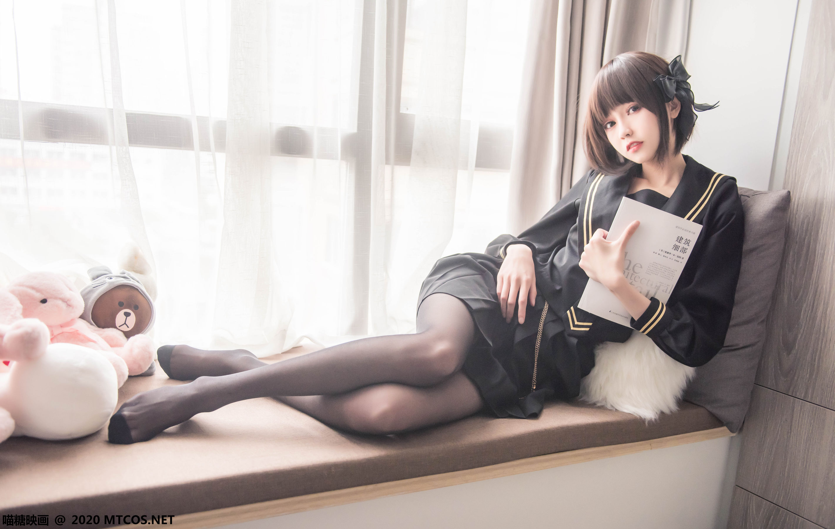 VOL.330 窗台少女-图14