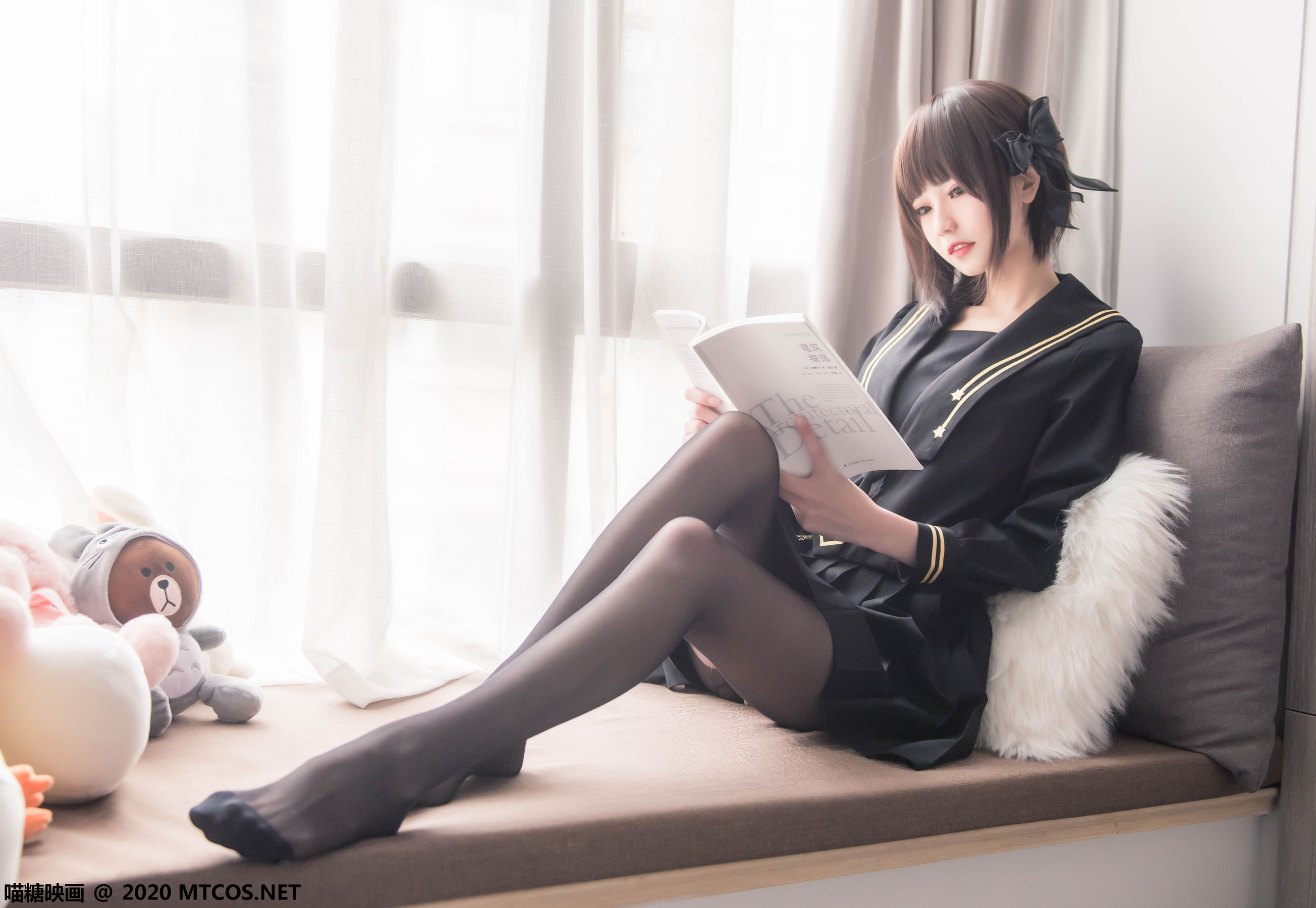 VOL.330 窗台少女-图1