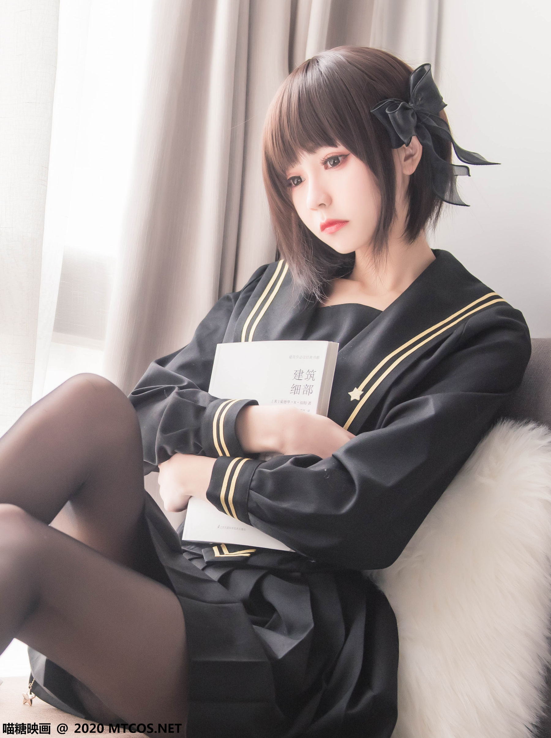 VOL.330 窗台少女-图2